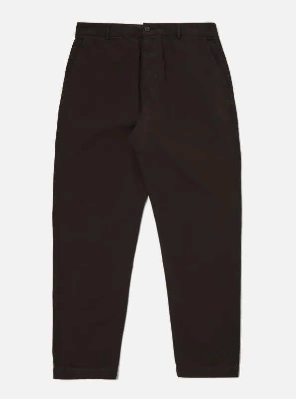 Licorice Summer Canvas Military Chino sold by Universal Works