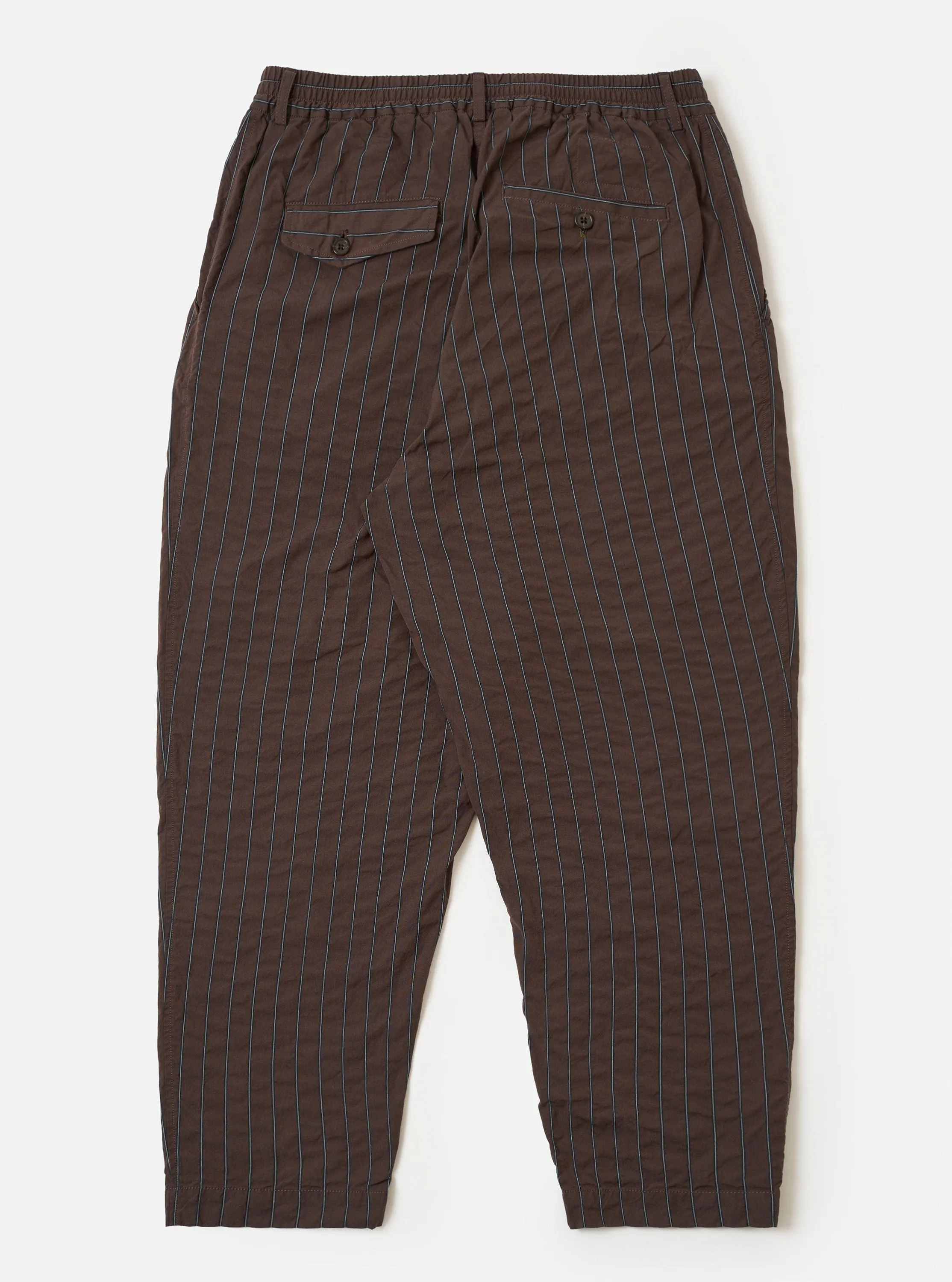 Brown Chester Stripe Pleated Track Pant sold by Universal Works product image thumbnail 3