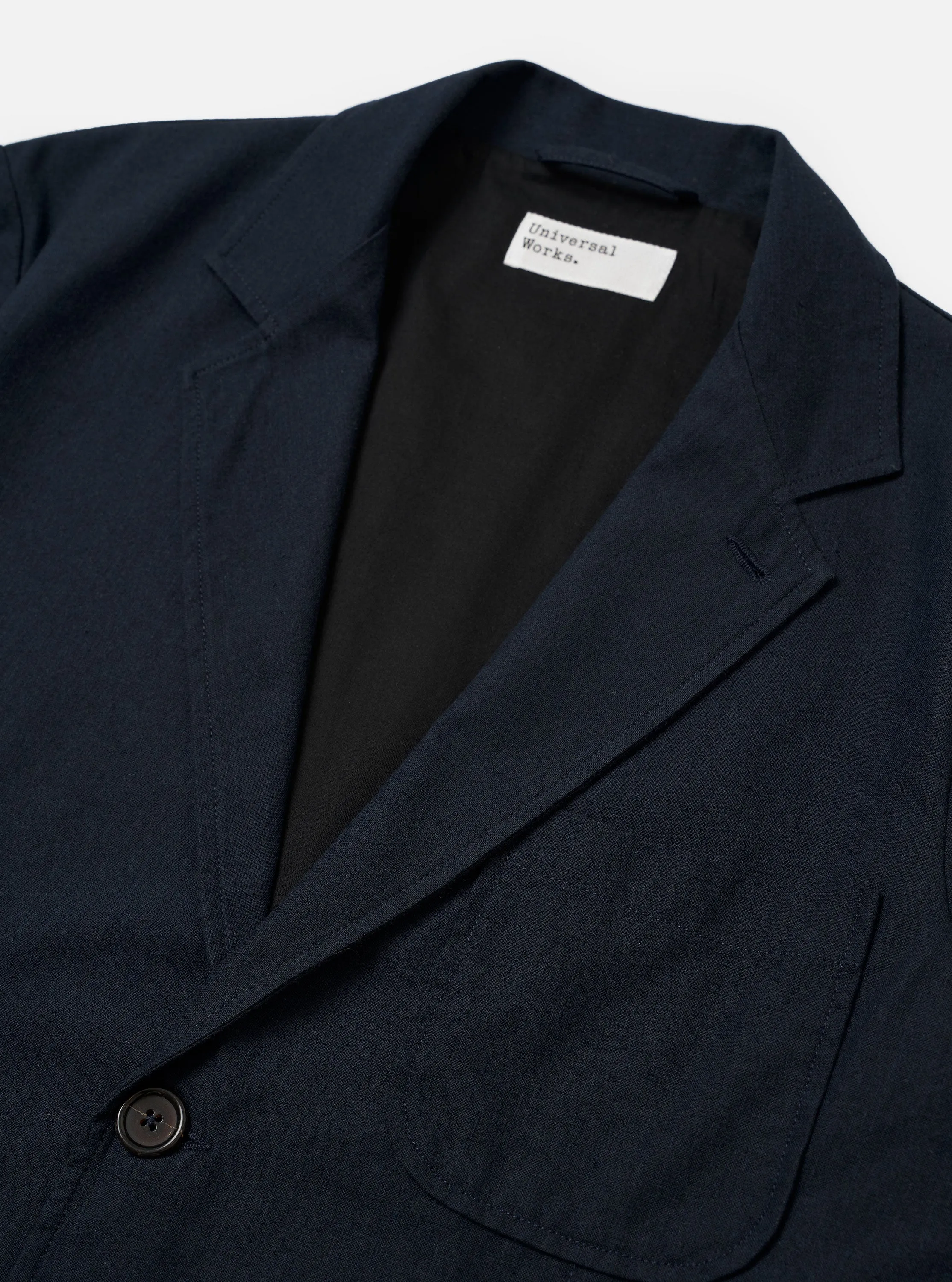 Navy Valencia Cotton Two Button Jacket sold by Universal Works product image thumbnail 4