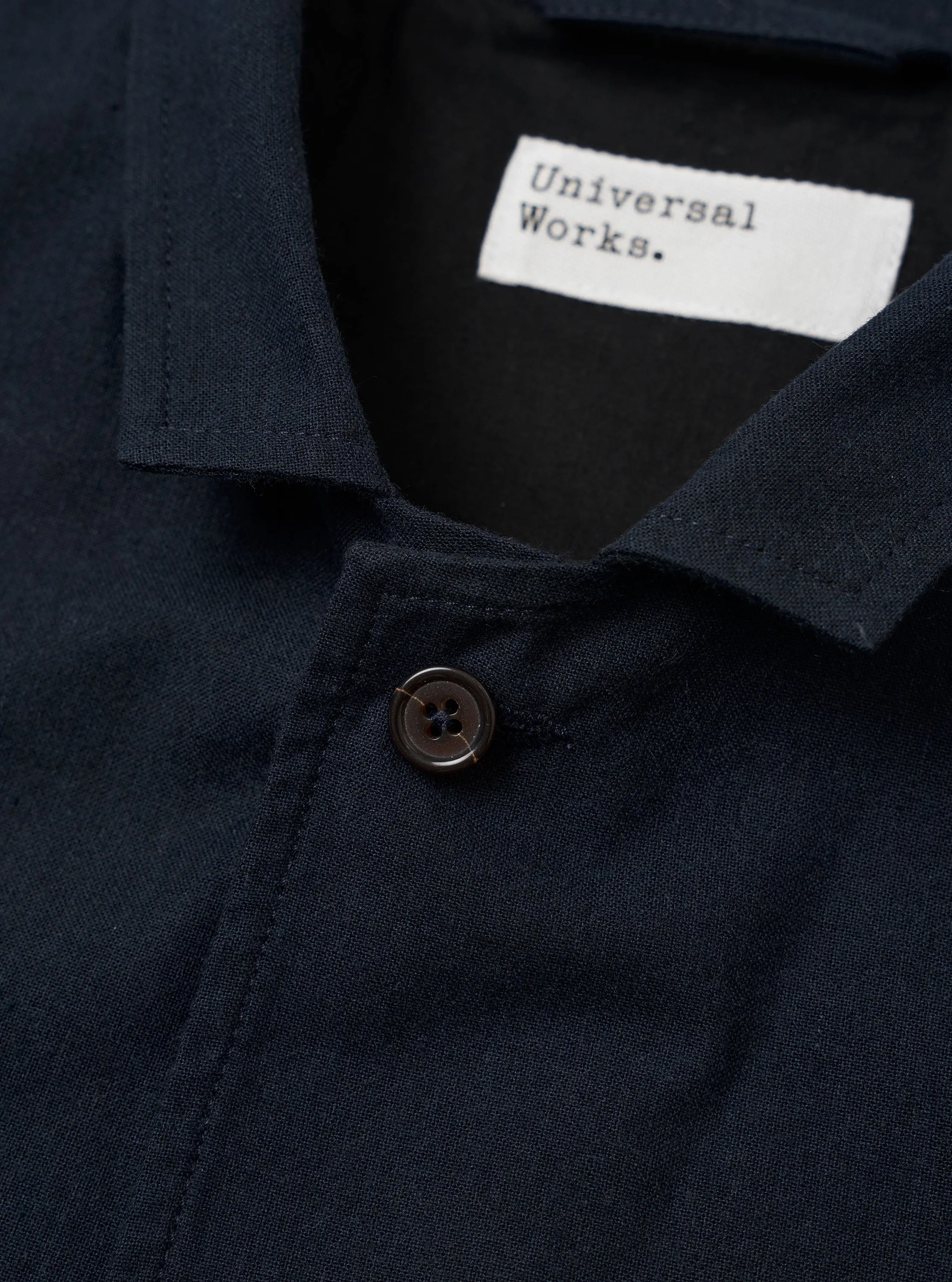 Navy Valencia Cotton Two Button Jacket sold by Universal Works product image thumbnail 5