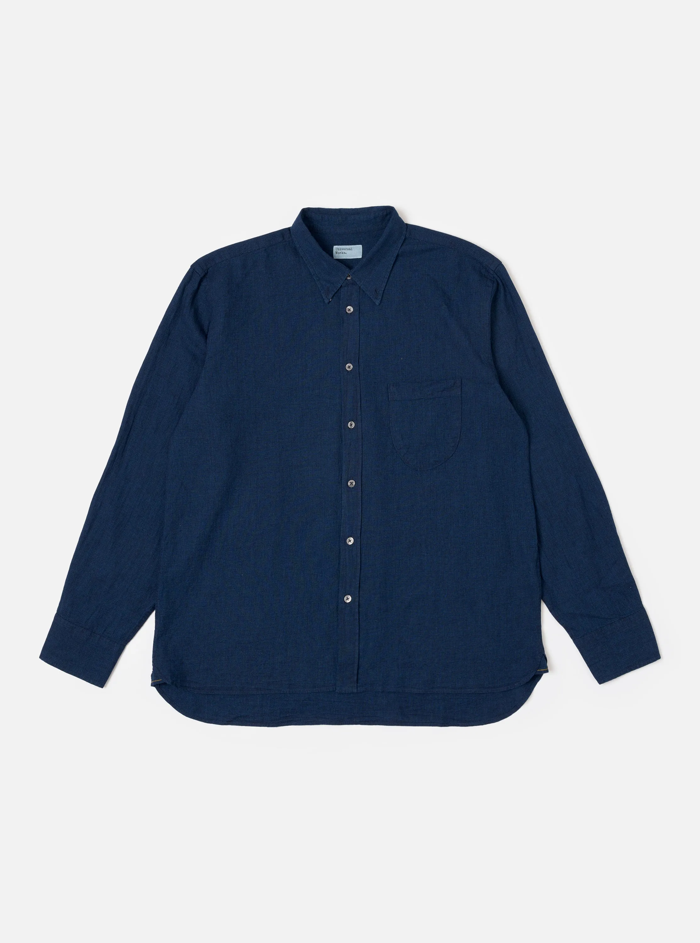 Indigo Lincot Denim Lazy Day Shirt sold by Universal Works