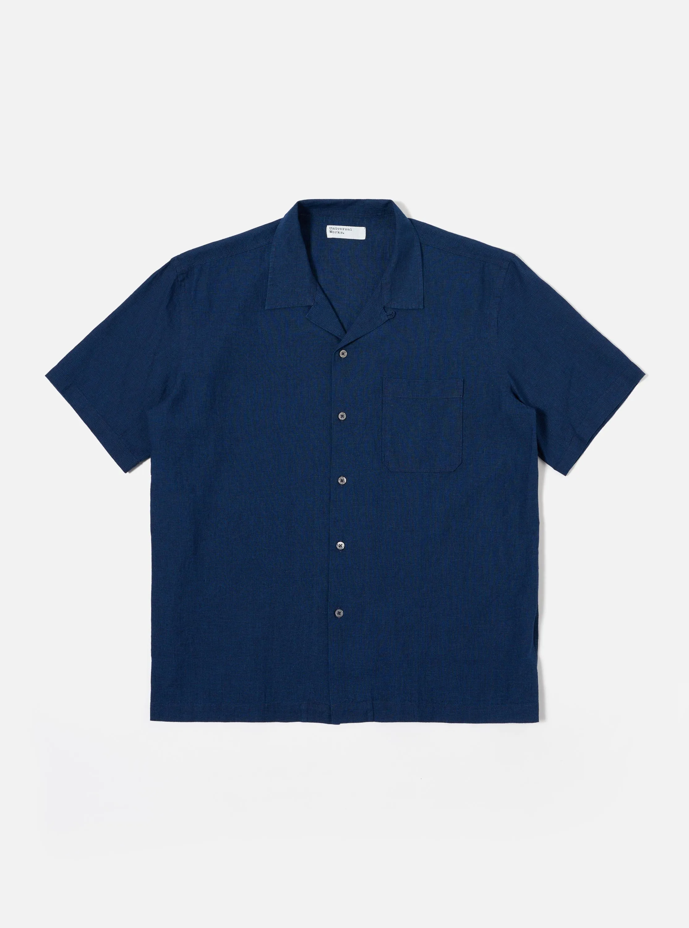 Indigo Lincot Denim Road Shirt sold by Universal Works