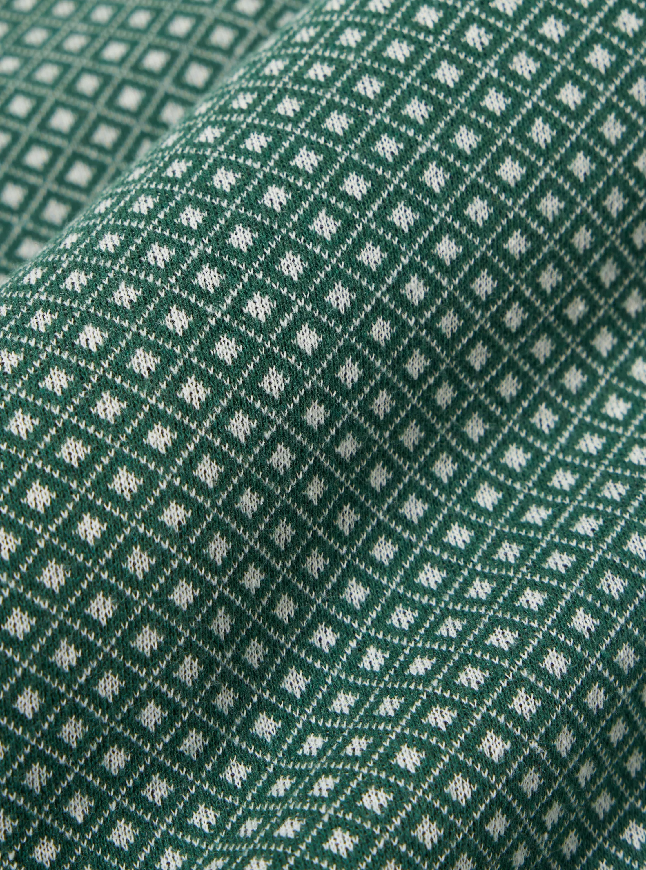 Green Argyll Jersey Cardigan sold by Universal Works product image thumbnail 2