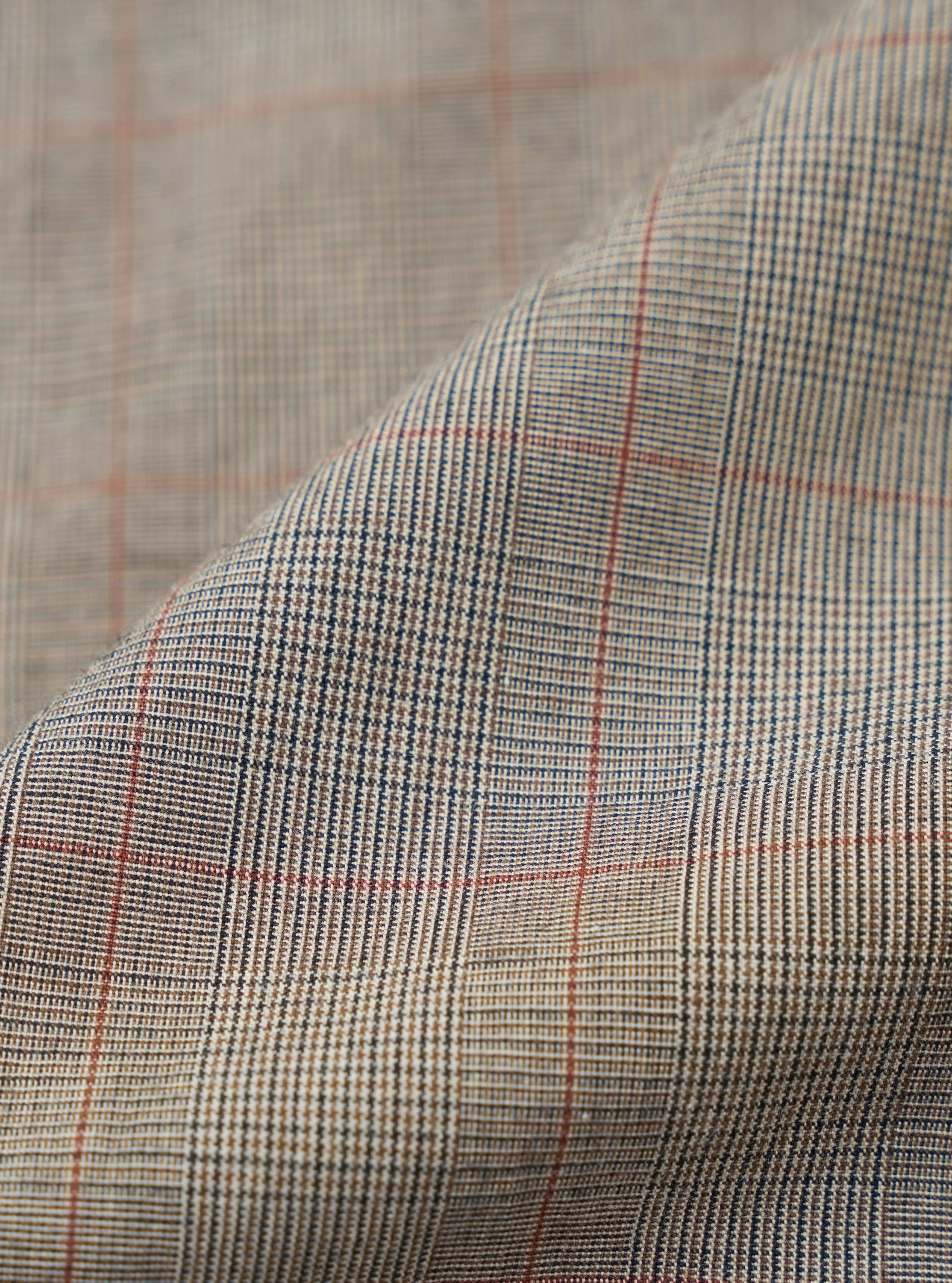 Grey Brown Wales Glen Check Barra Jacket sold by Universal Works product image thumbnail 2