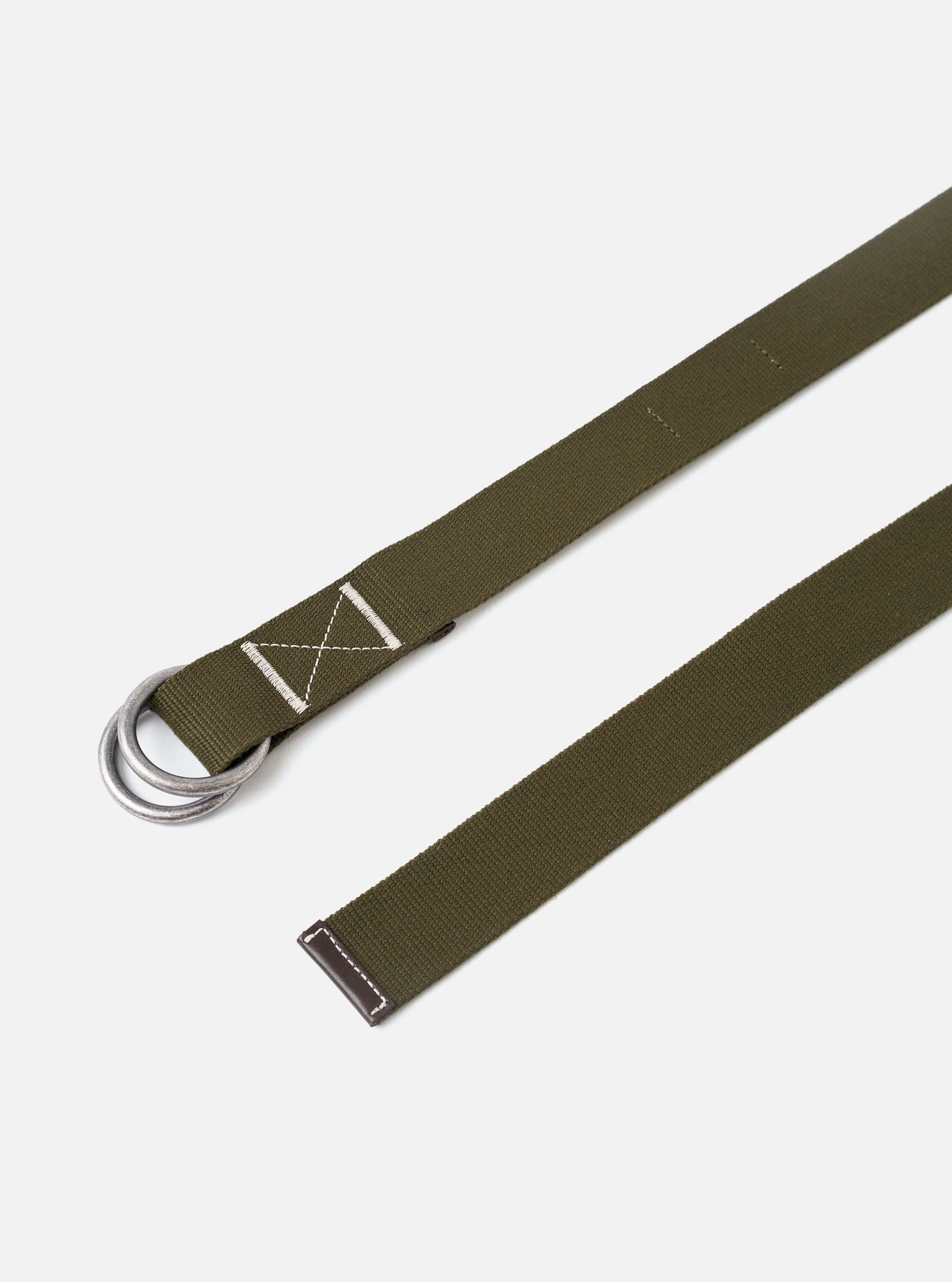 Olive Canvas Webbing O Ring Belt sold by Universal Works product image thumbnail 2