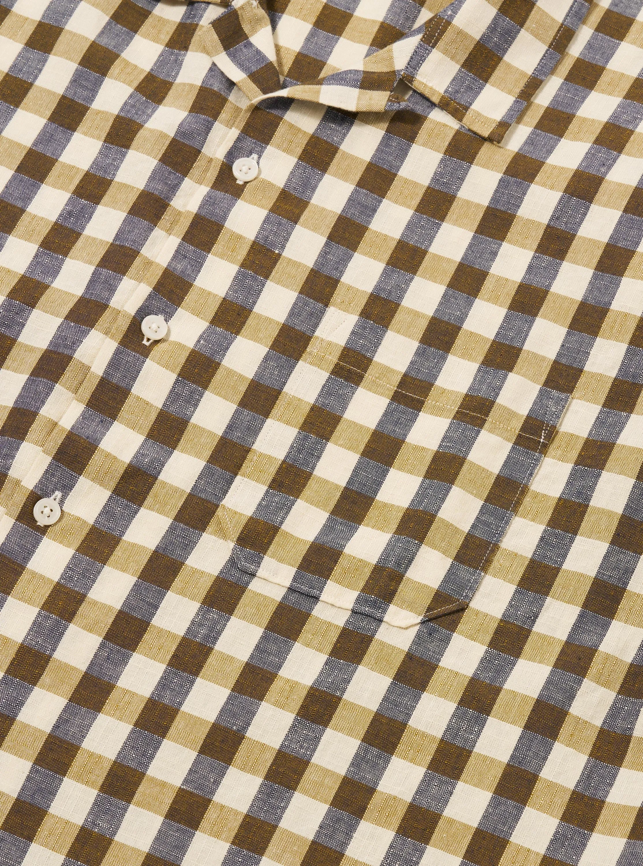 Olive Aberdeen Lincot Road Shirt sold by Universal Works product image thumbnail 5