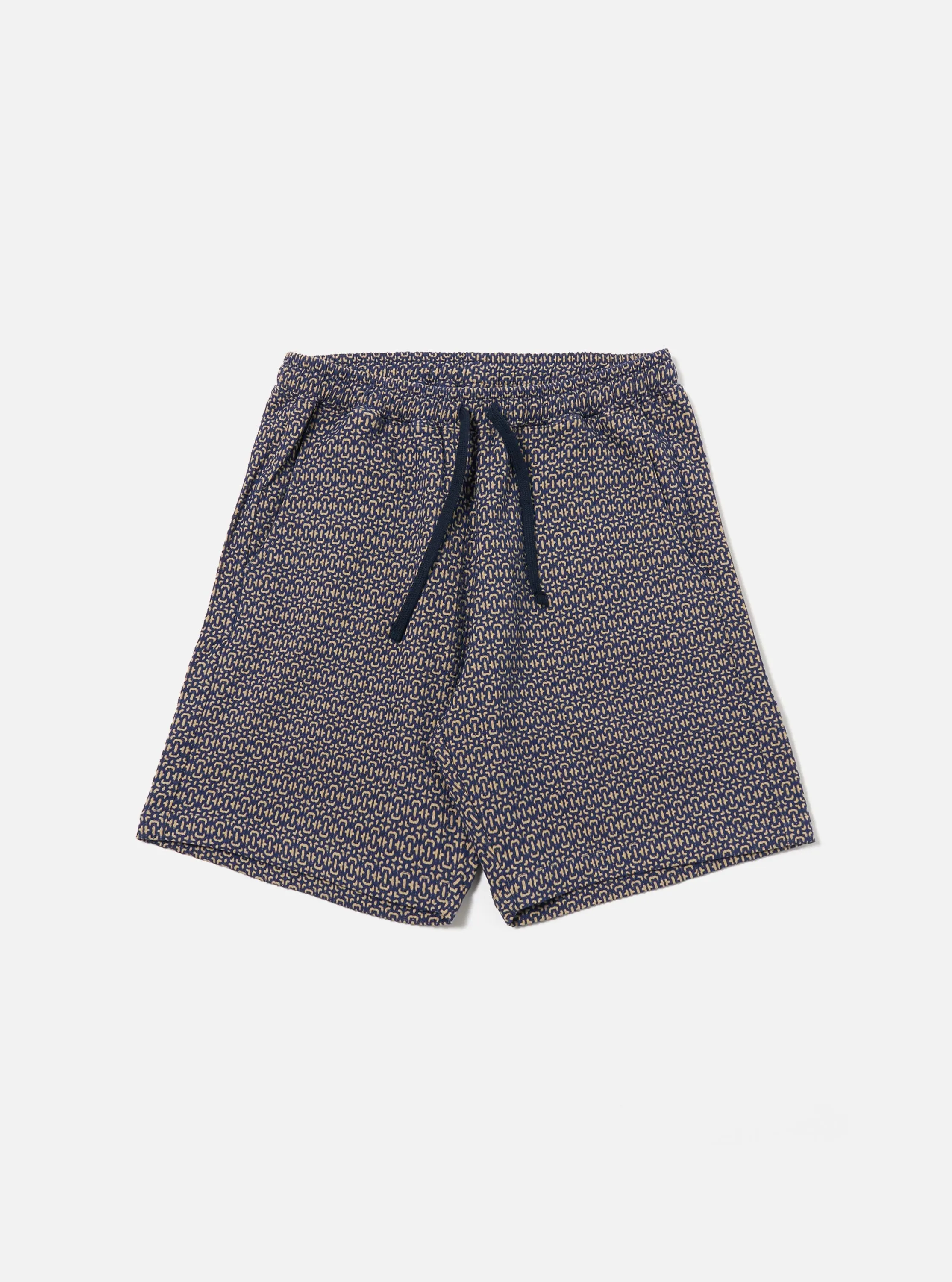 Navy Konos Cotton Simple Short sold by Universal Works