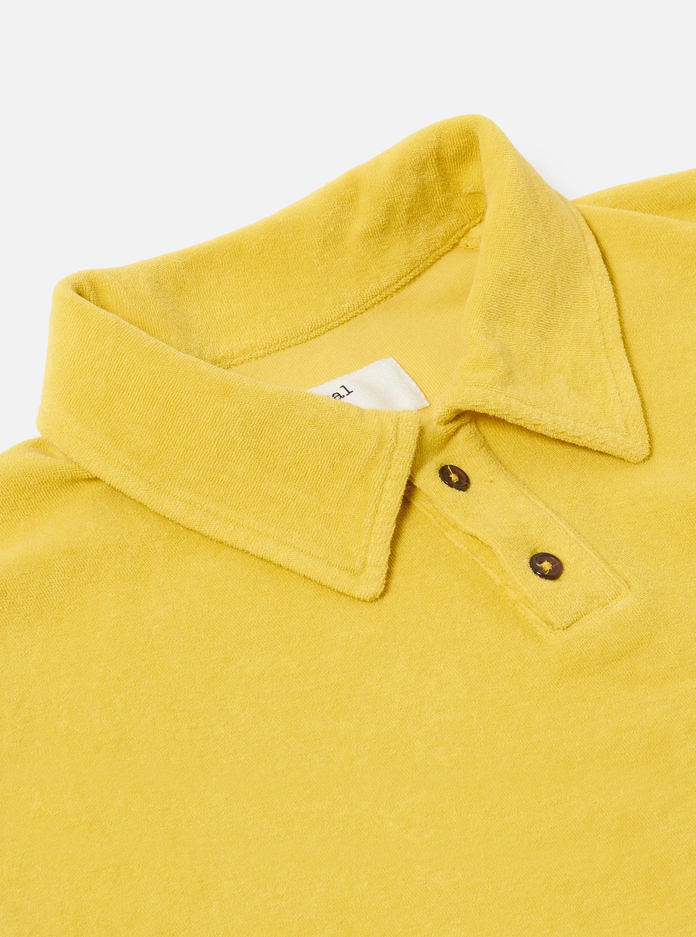 Yellow Light Weight Terry Newlyn Polo sold by Universal Works product image thumbnail 4