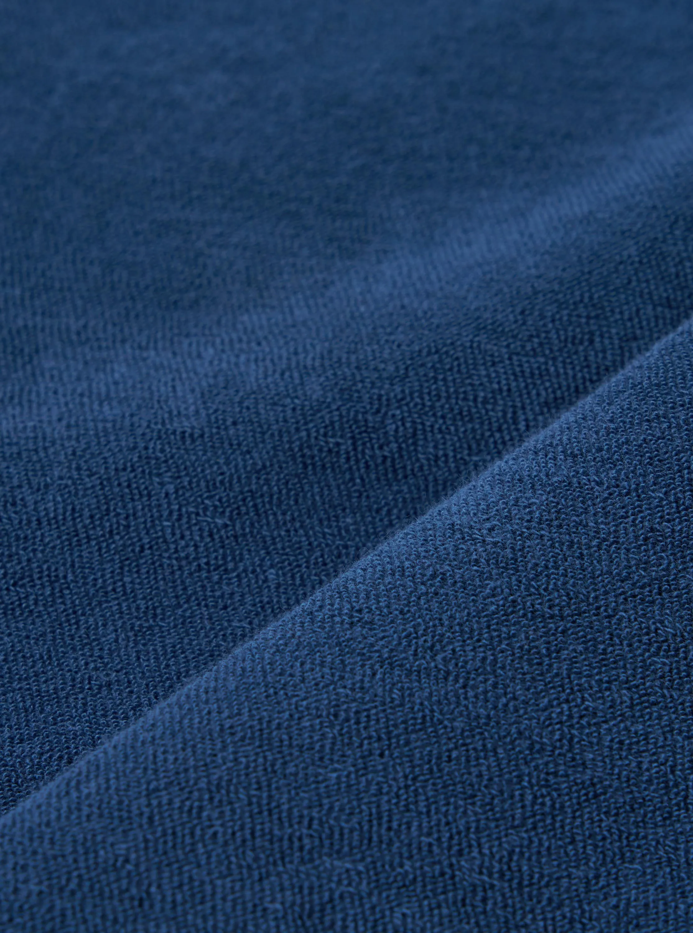 Navy Light Weight Terry Newlyn Polo sold by Universal Works product image thumbnail 2