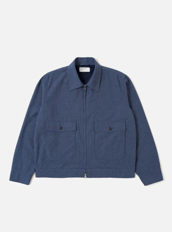 Blue Sintra Recycled Cotton E130 Jacket sold by Universal Works