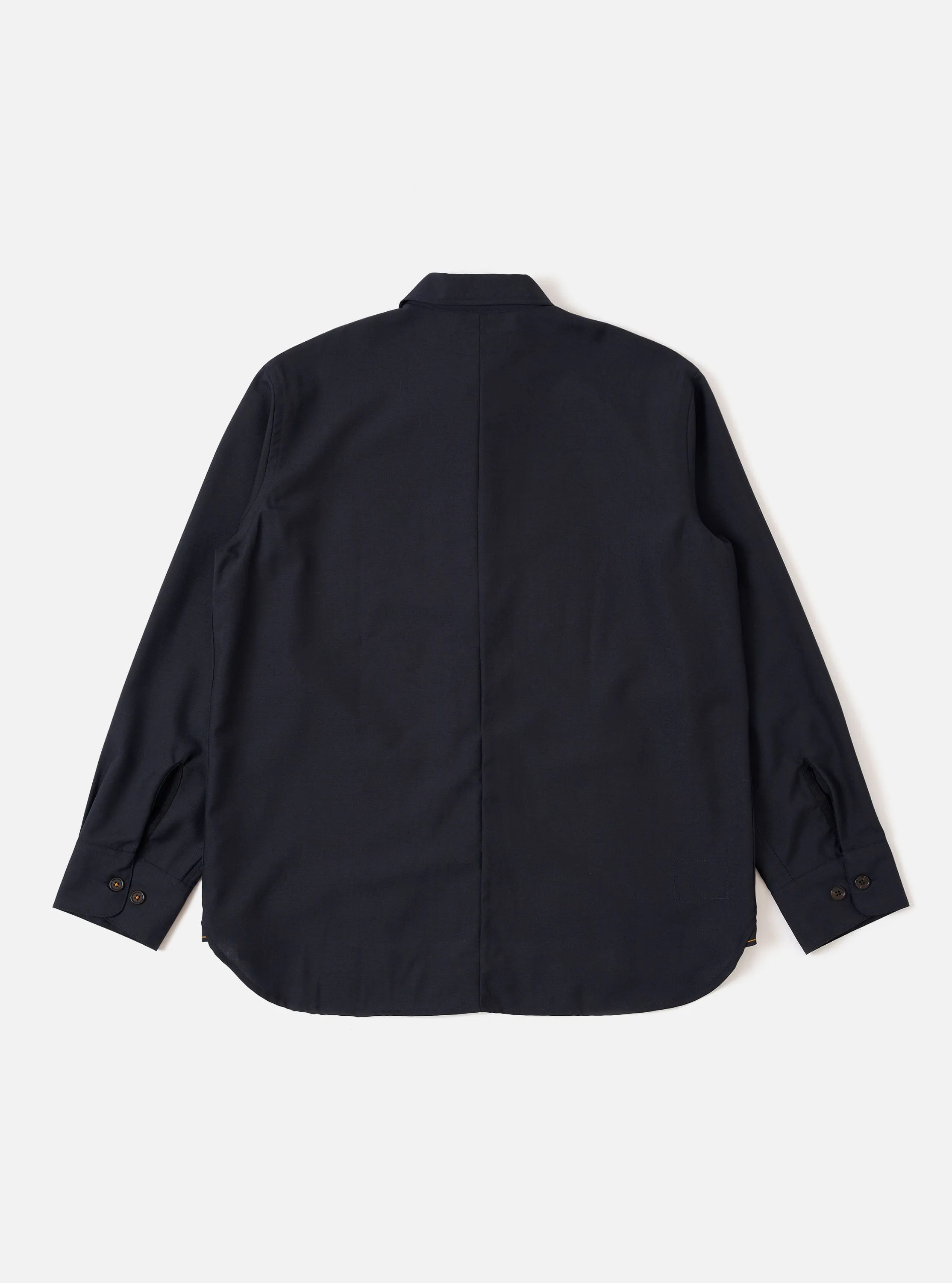 Navy Tropical Suiting Travail Overshirt sold by Universal Works product image thumbnail 5