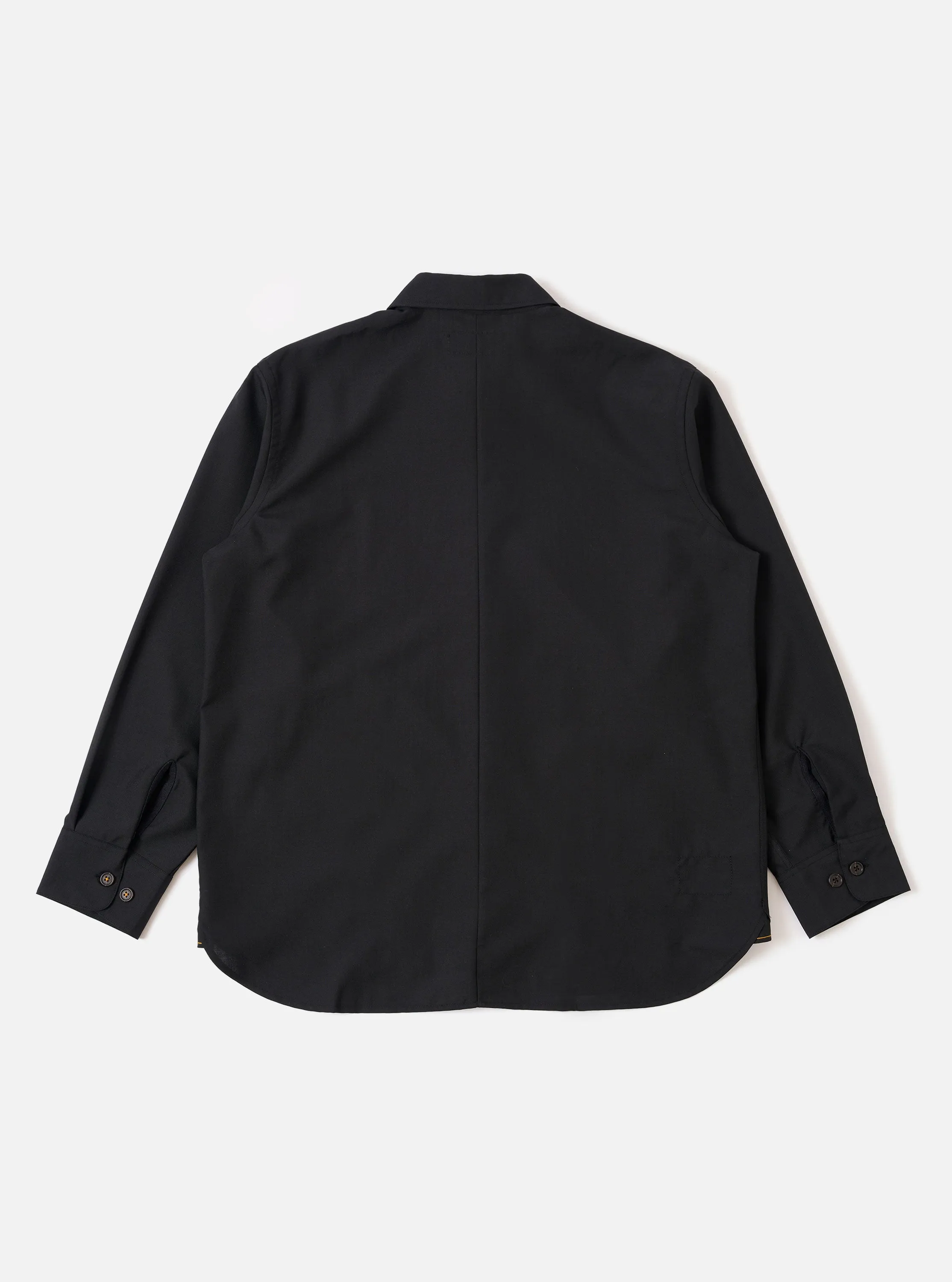 Black Tropical Suiting Travail Overshirt sold by Universal Works product image thumbnail 3