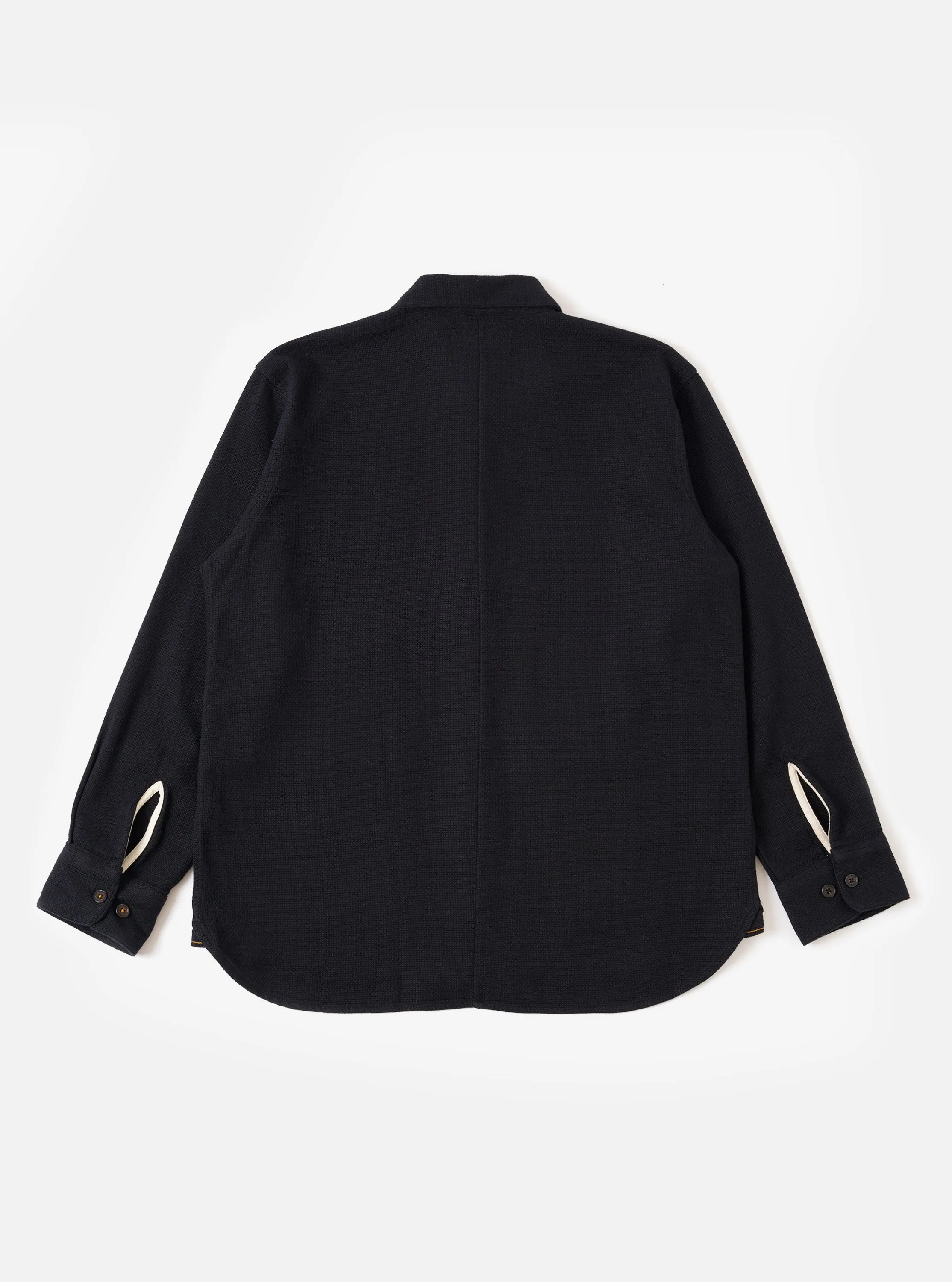 Black Kendal Cotton Travail Overshirt sold by Universal Works product image thumbnail 3
