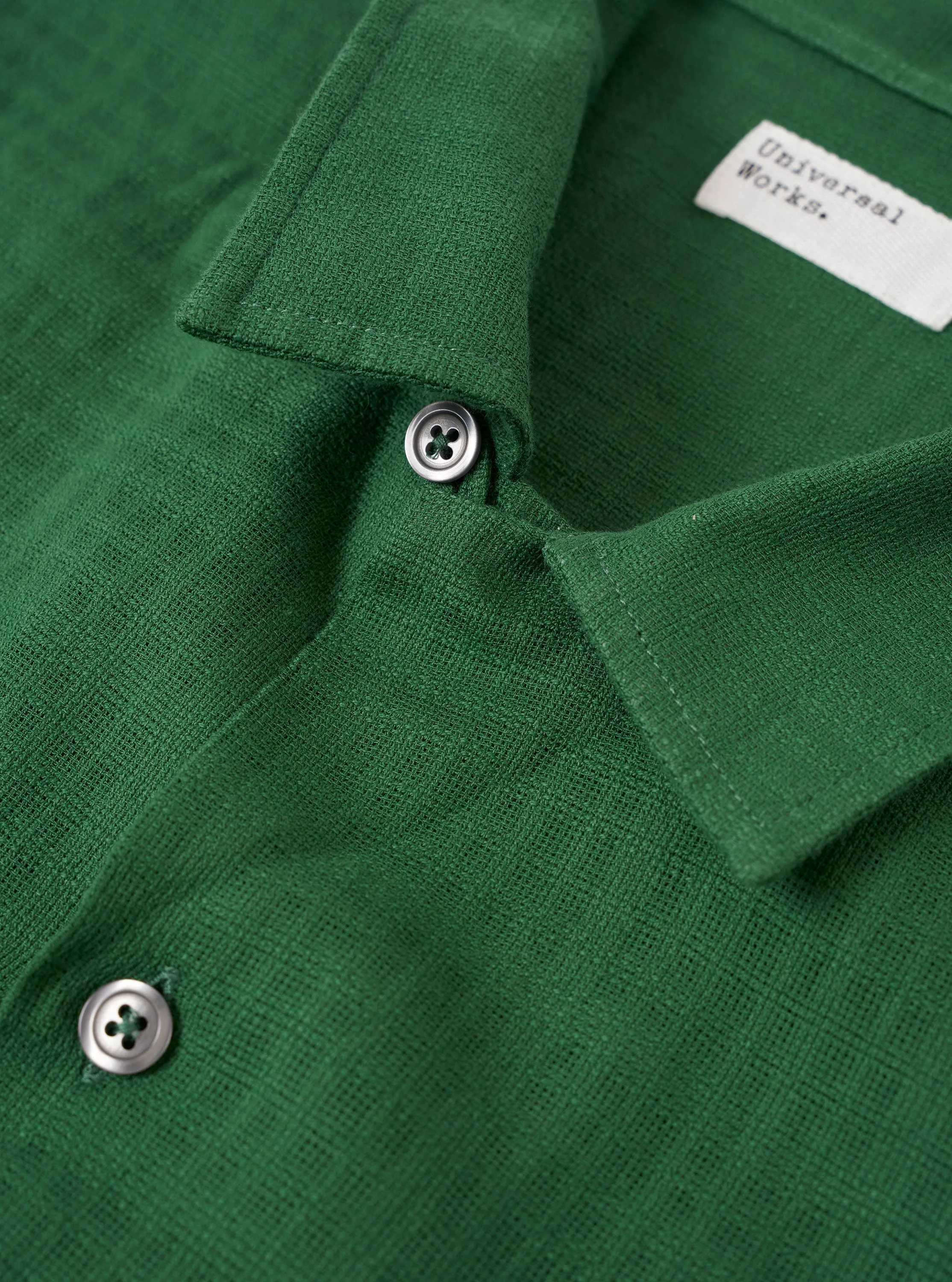 Green Letts Cotton Road Shirt sold by Universal Works product image thumbnail 4