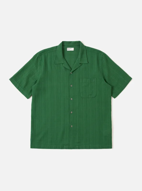Green Letts Cotton Road Shirt sold by Universal Works