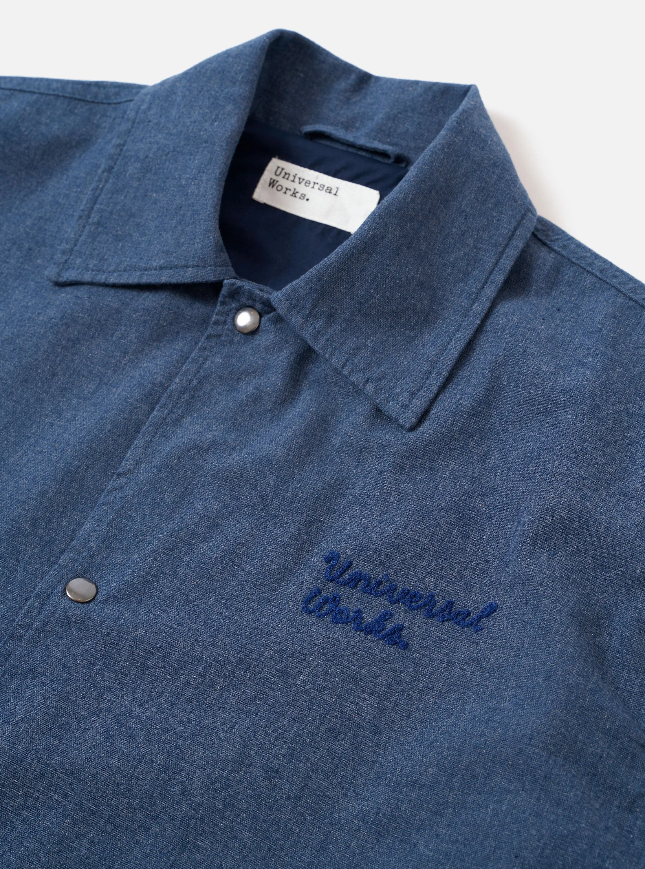 Blue Sintra Recycled Cotton Head Coach Jacket sold by Universal Works product image thumbnail 5