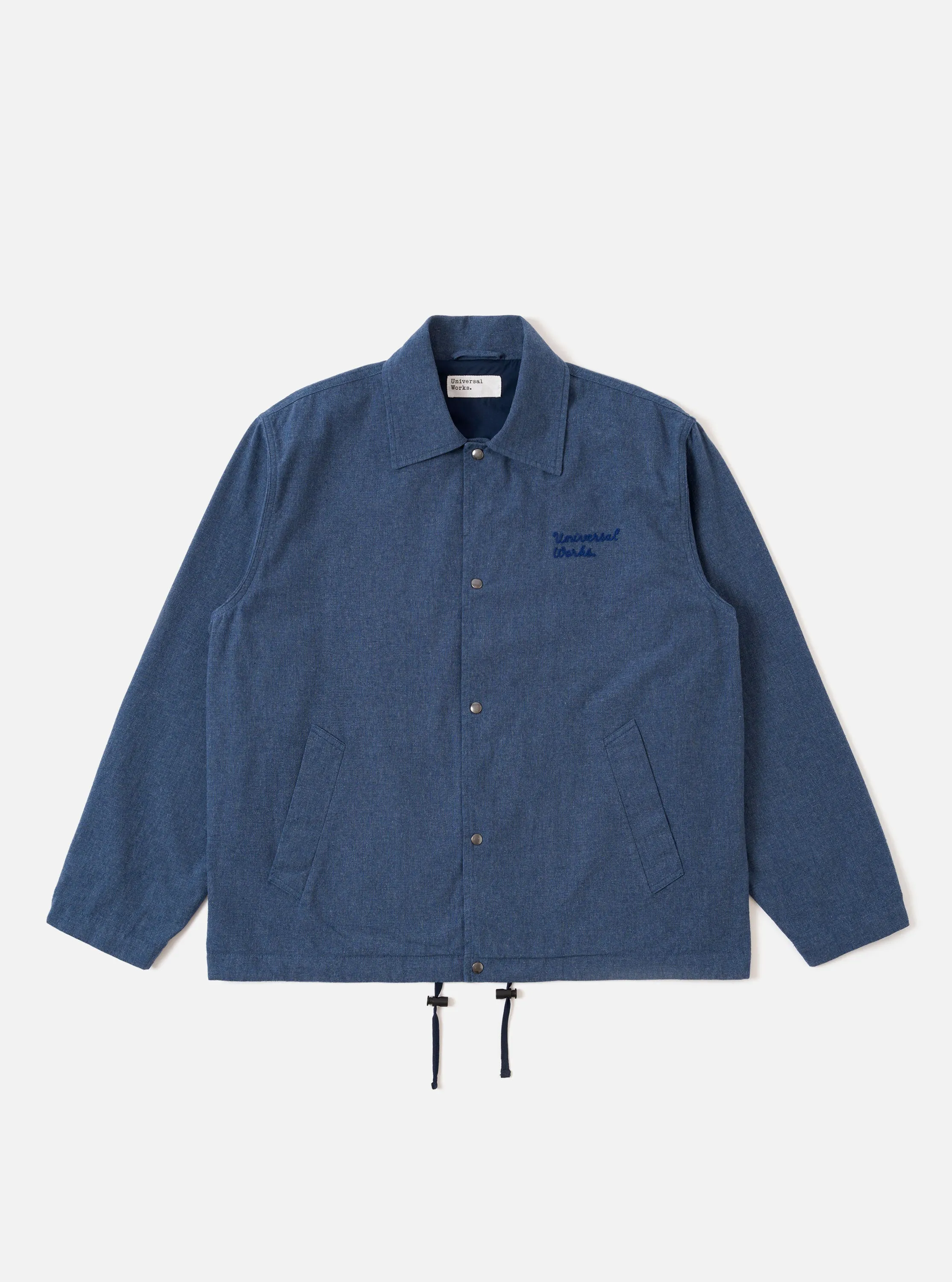 Blue Sintra Recycled Cotton Head Coach Jacket sold by Universal Works