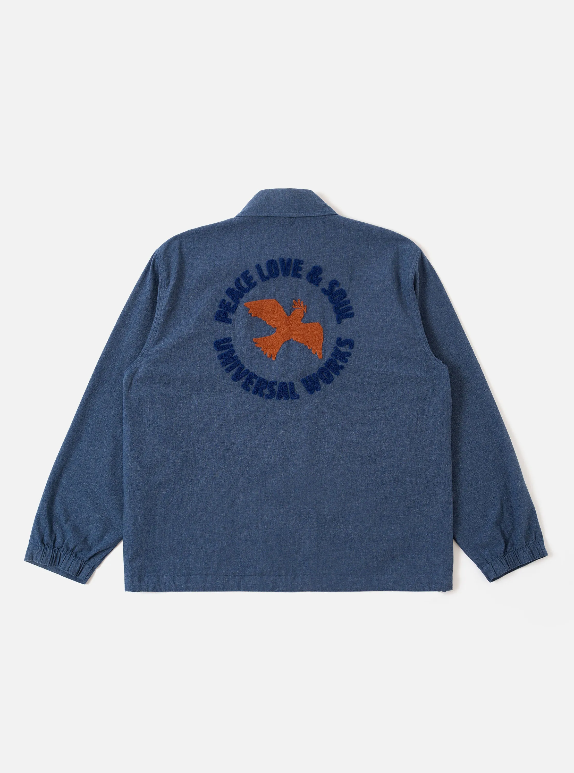 Blue Sintra Recycled Cotton Head Coach Jacket sold by Universal Works product image thumbnail 4
