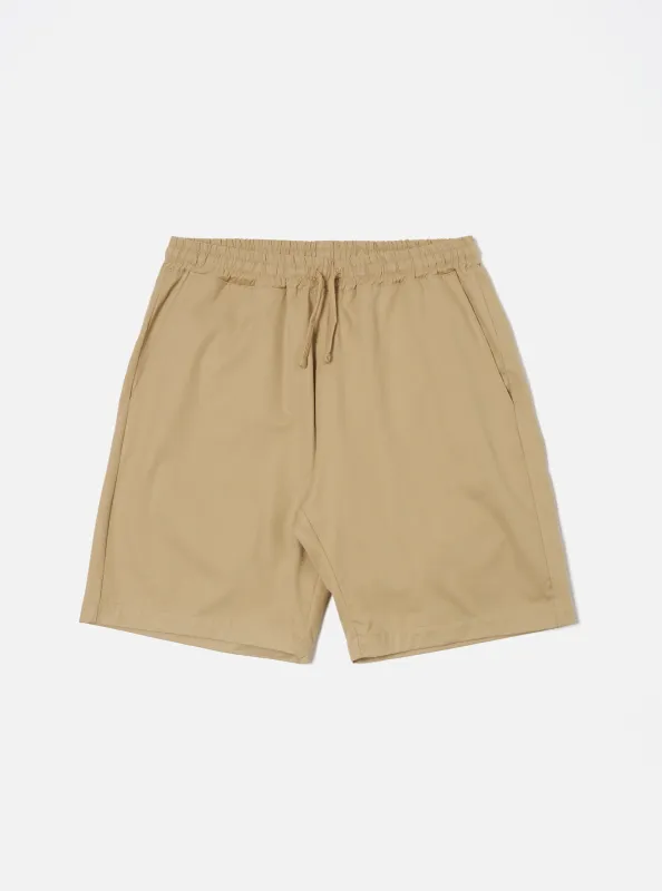 Sand Military Cotton Simple Short made by Universal Works
