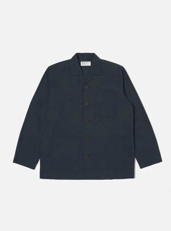 Navy Broadcloth Cancun Jacket made by Universal Works