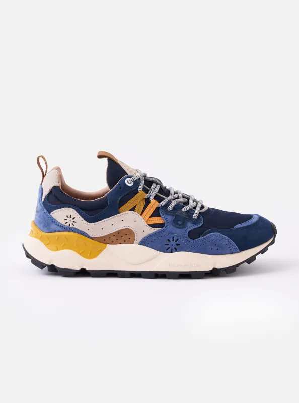 Flower Mountain Navy/Light Navy Suede/Nylon Yamano 3 Man made by Flower Mountain