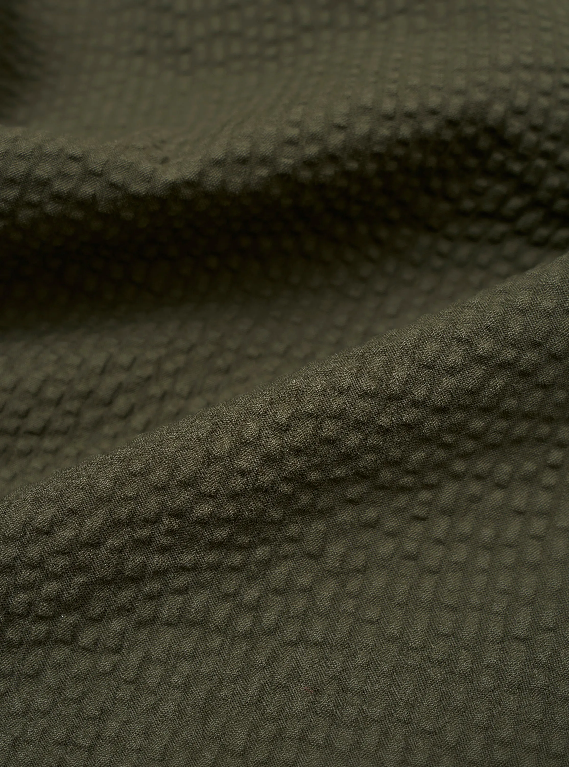 Olive Merida Seersucker Military Chino sold by Universal Works product image thumbnail 4