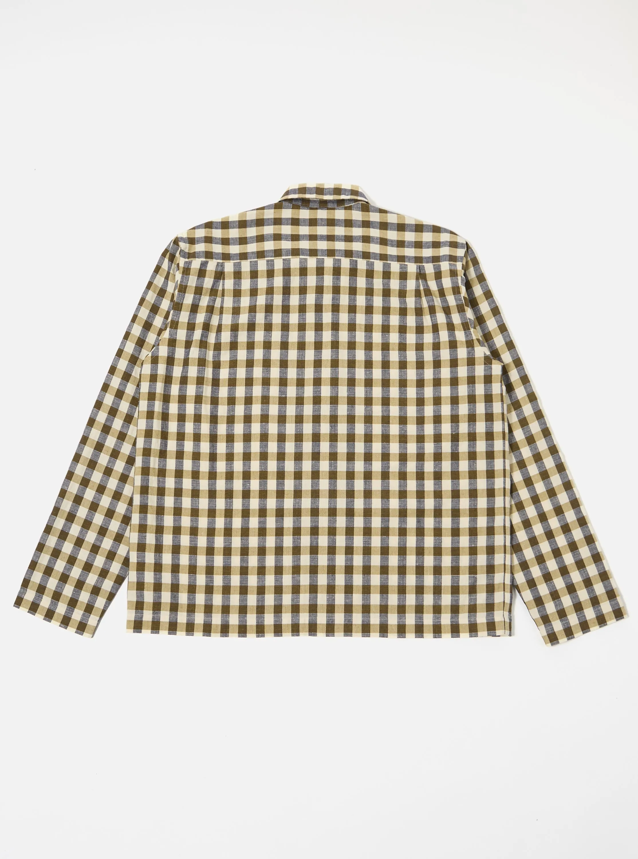 Olive Aberdeen Lincot Zip Shirt sold by Universal Works product image thumbnail 3