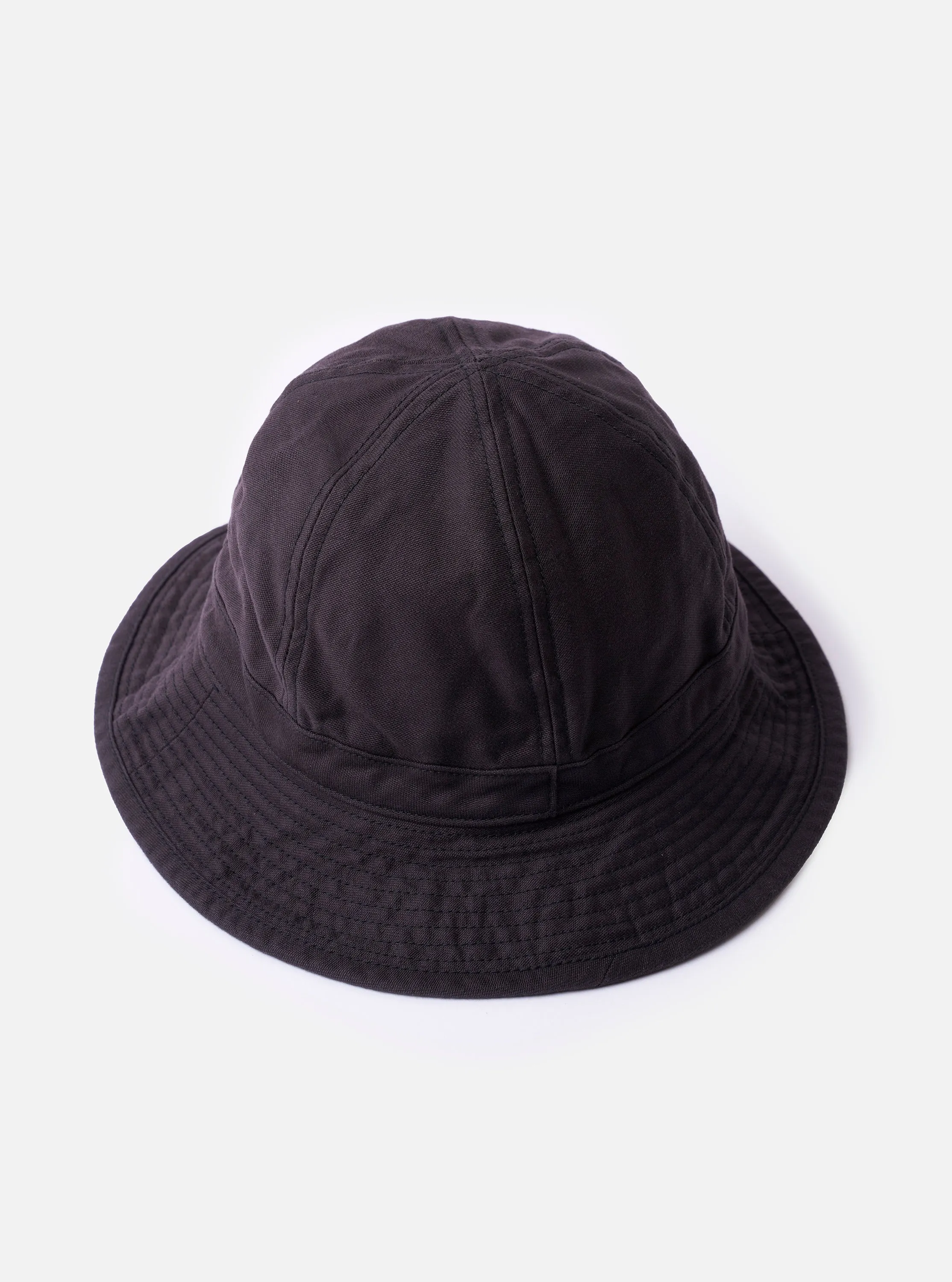 cableami® Black Baker Back Satin Cotton Metro Hat sold by Universal Works product image thumbnail 2