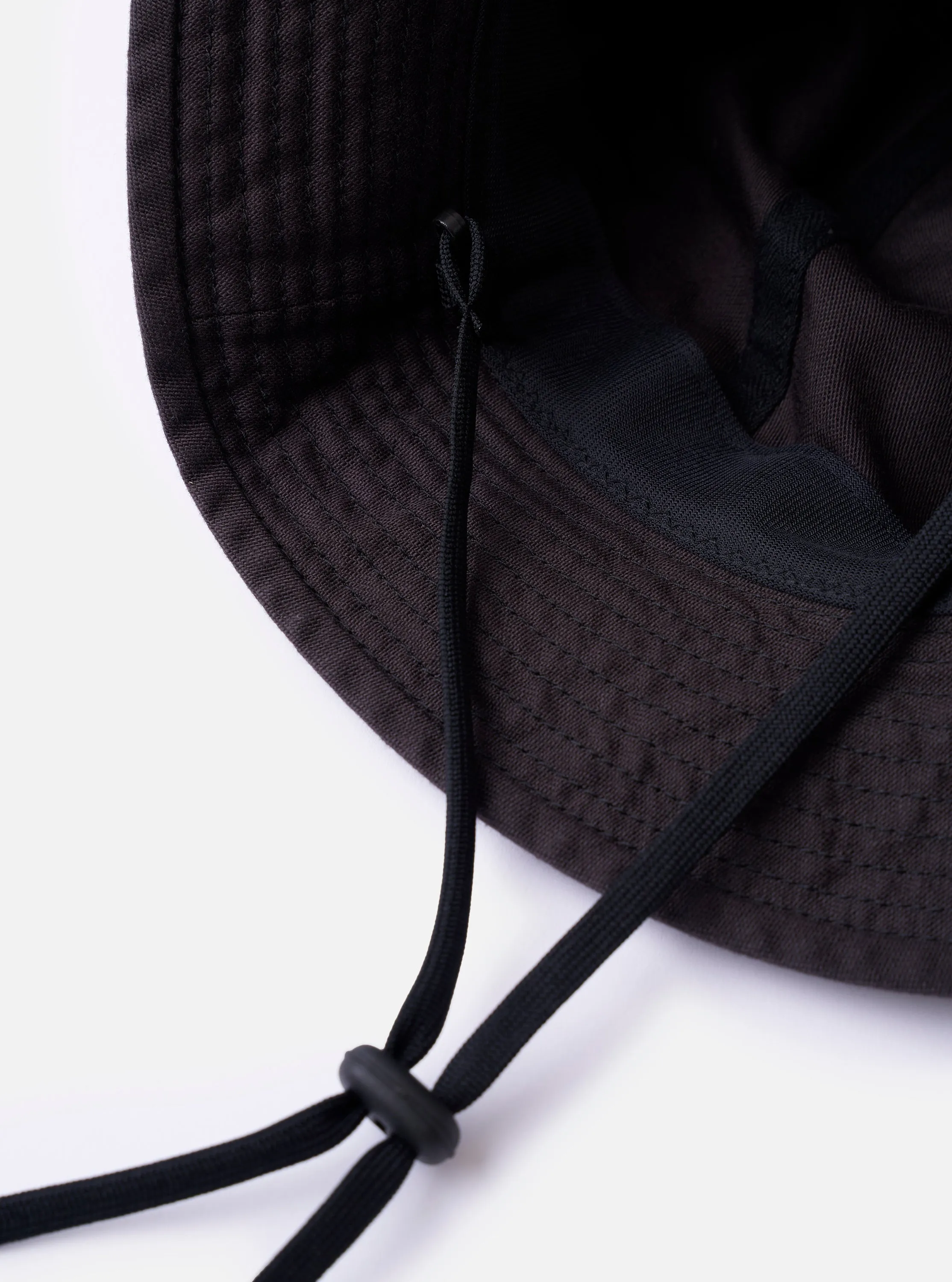 cableami® Black Baker Back Satin Cotton Metro Hat sold by Universal Works product image thumbnail 4