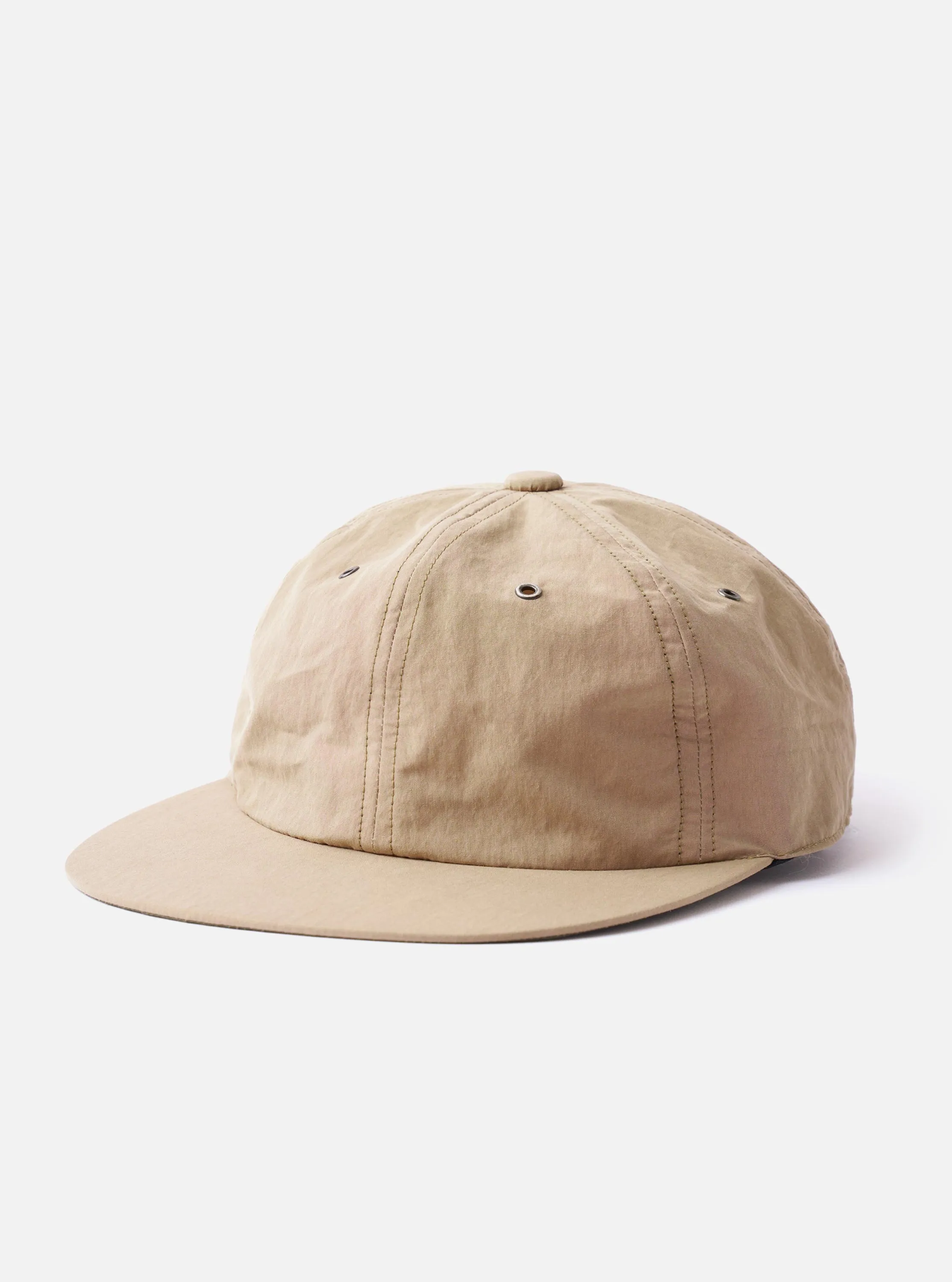 cableami® Beige/Olive Cotton/Nylon B.B Cap sold by Universal Works