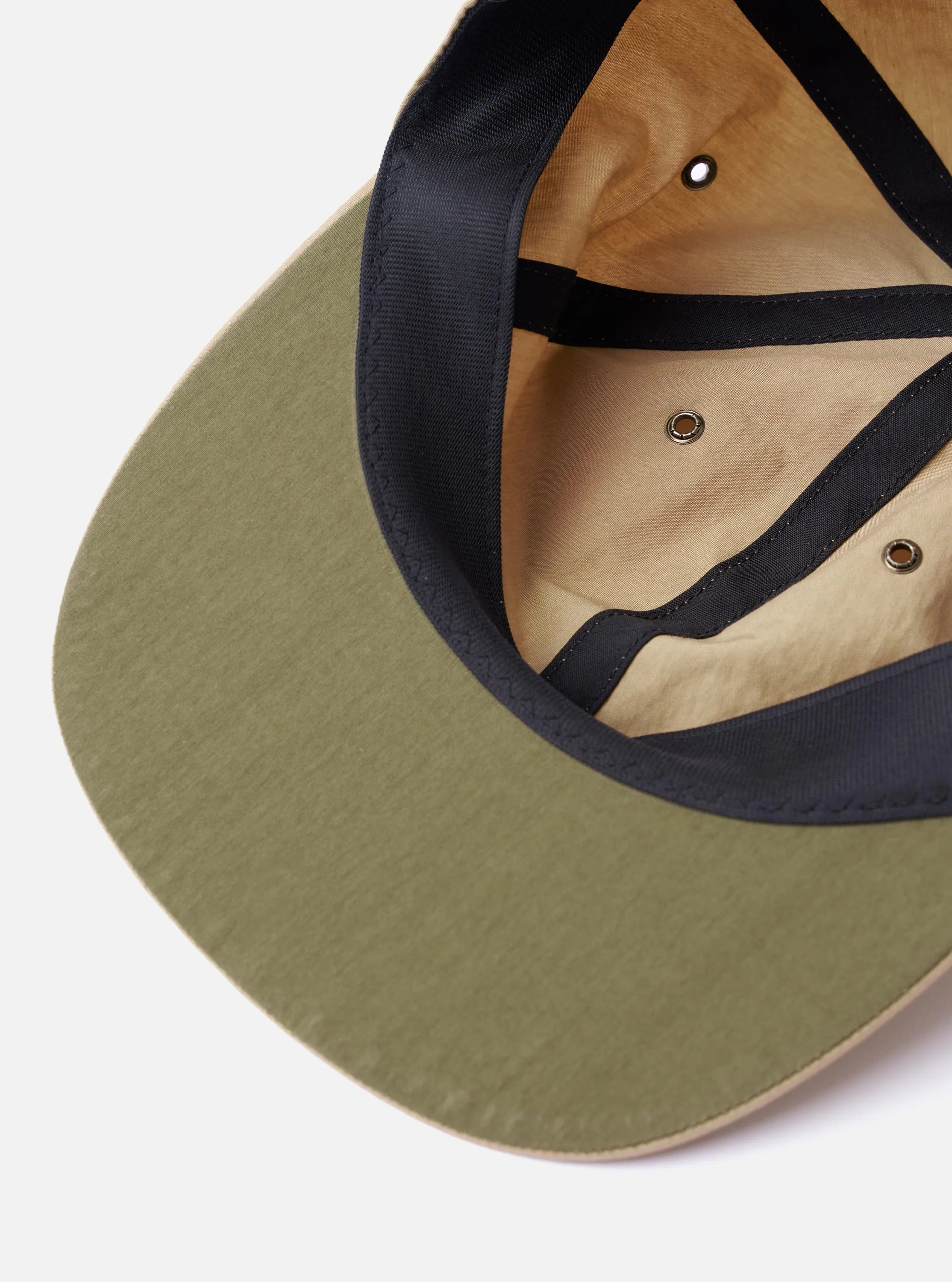 cableami® Beige/Olive Cotton/Nylon B.B Cap sold by Universal Works product image thumbnail 3