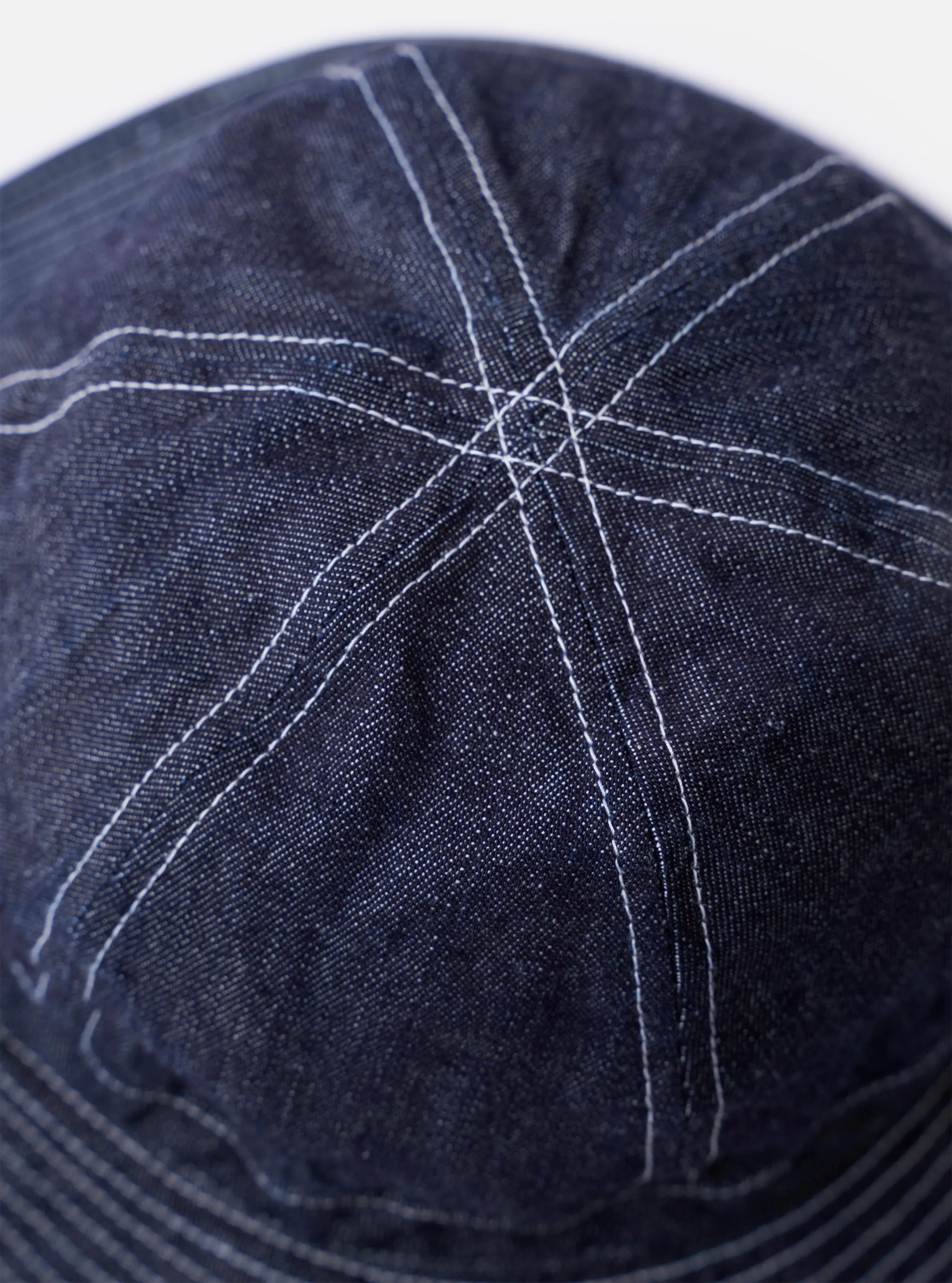 cableami® Indigo 10oz Denim Metro Hat sold by Universal Works product image thumbnail 3