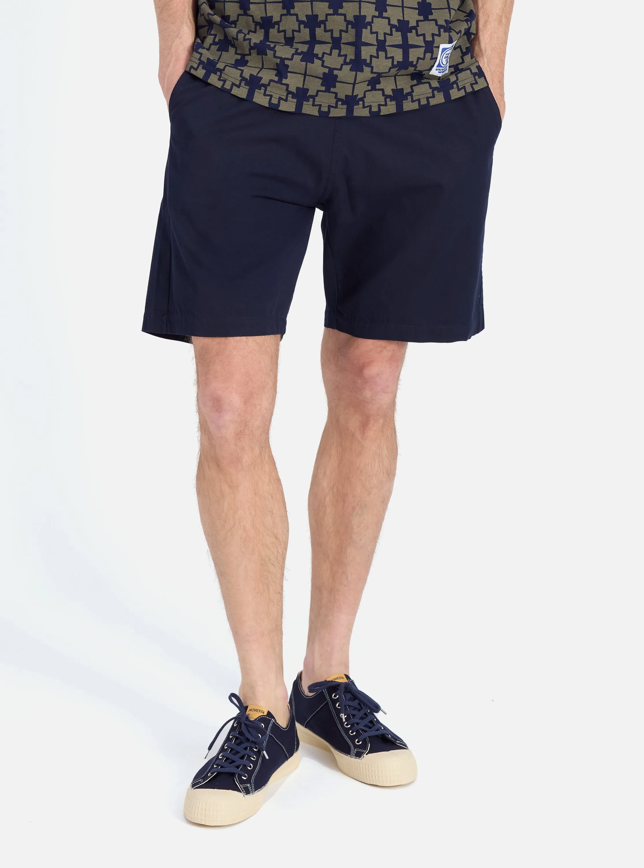 Navy Military Cotton Simple Short sold by Universal Works product image thumbnail 2