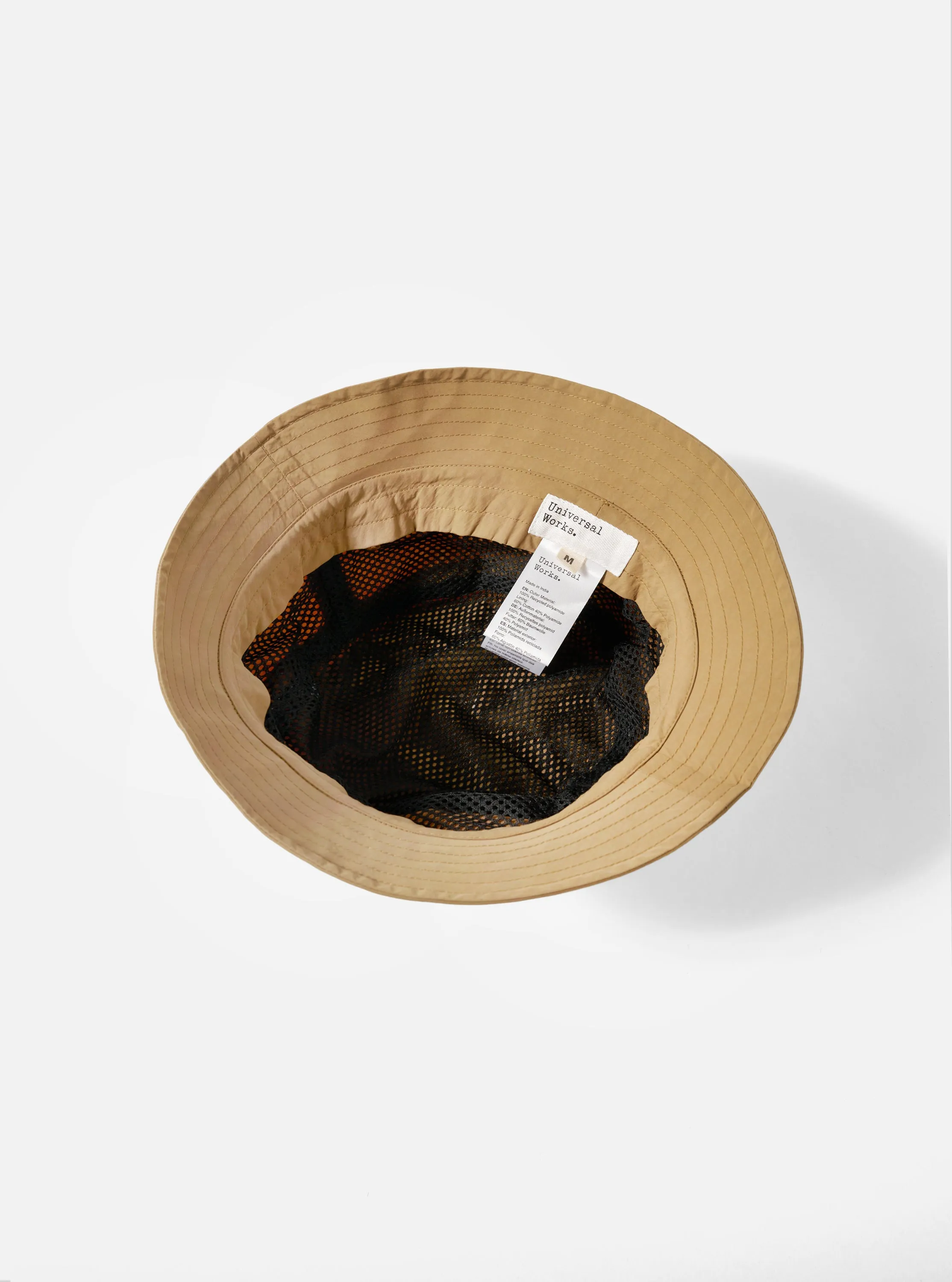 Dark Sand Peach Recycled Nylon Beach Hat sold by Universal Works product image thumbnail 4