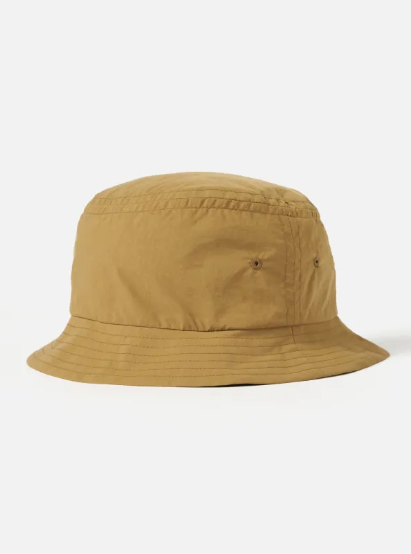 Dark Sand Peach Recycled Nylon Beach Hat made by Universal Works