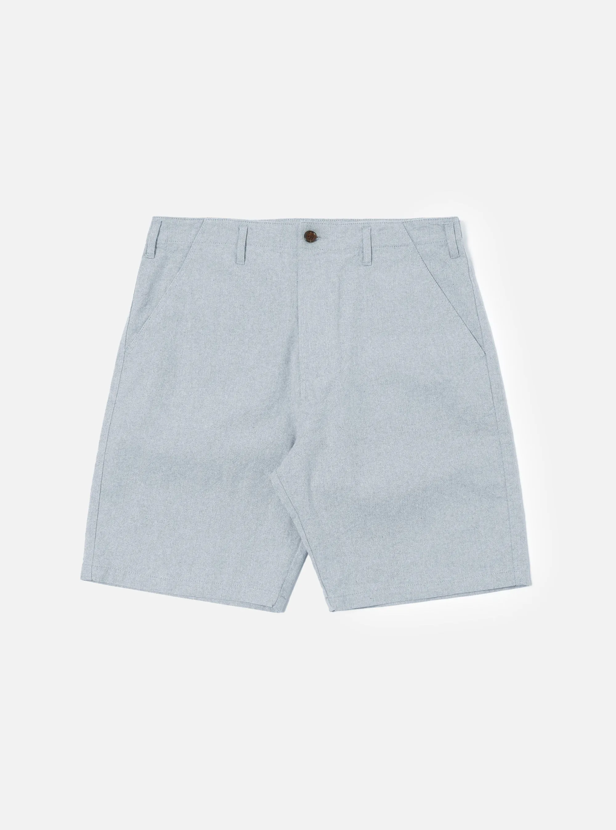 Indigo Reworked Jean Cloth Alva Short sold by Universal Works