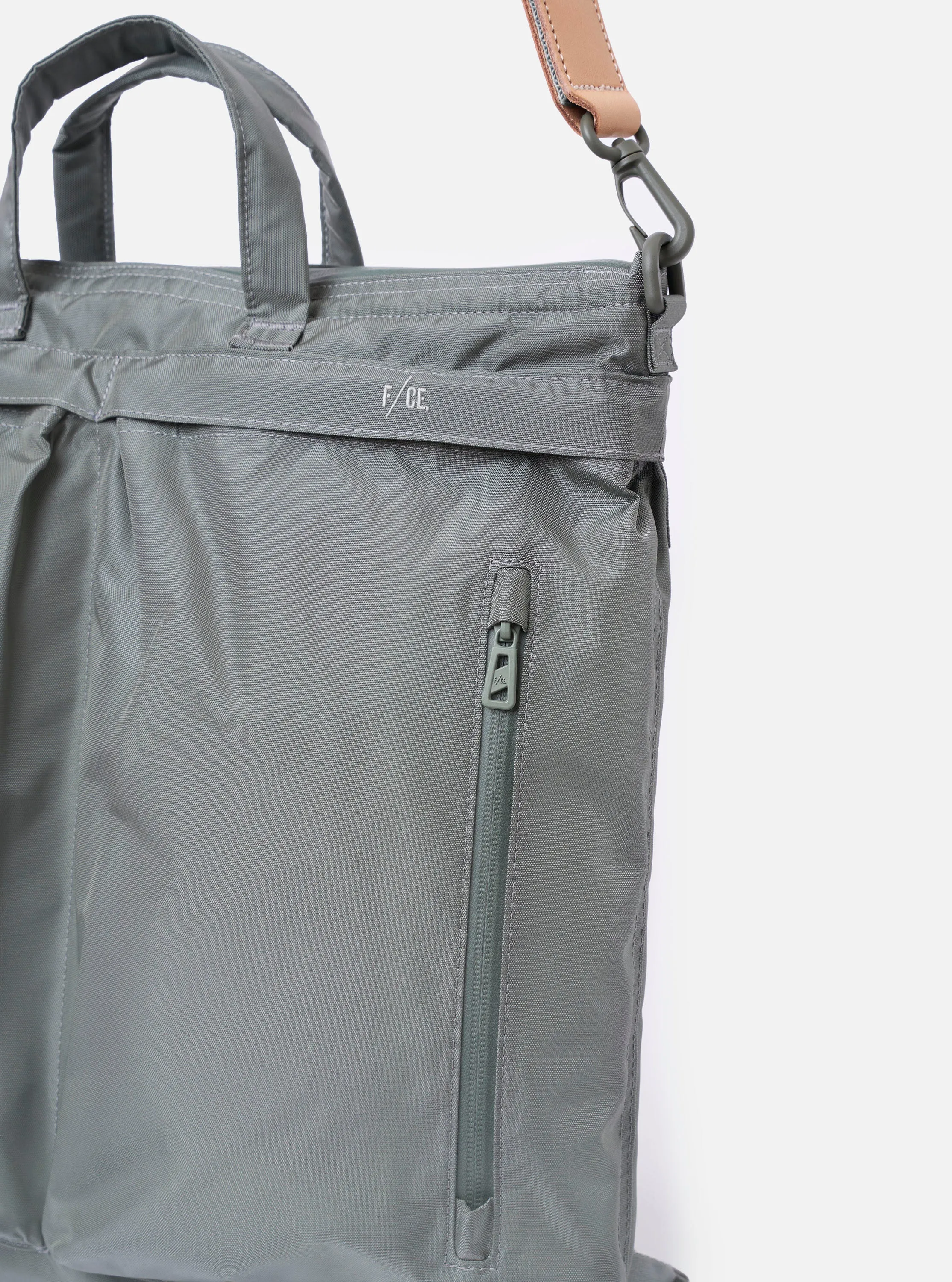 F/CE.® Foliage Green Recycled Nylon 420 re/cor 3-Way Helmet Bag sold by Universal Works product image thumbnail 5