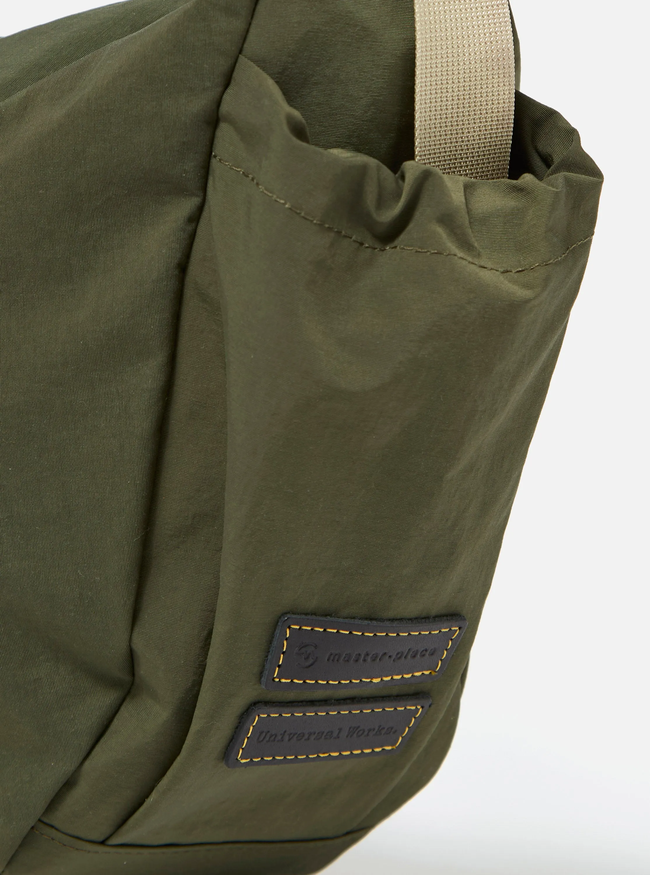 master-piece x Universal Works Olive Medium Canvas Shoulder Bag sold by Universal Works product image thumbnail 3