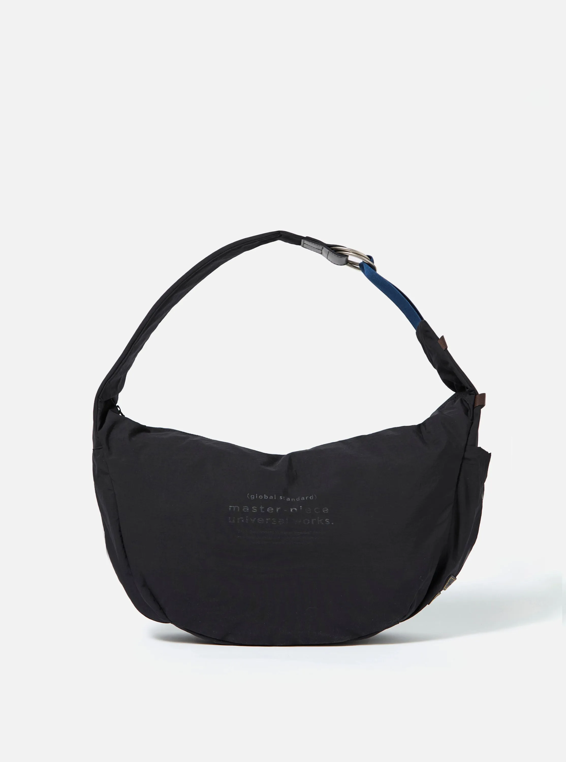 master-piece x Universal Works Black Medium Canvas Shoulder Bag sold by Universal Works