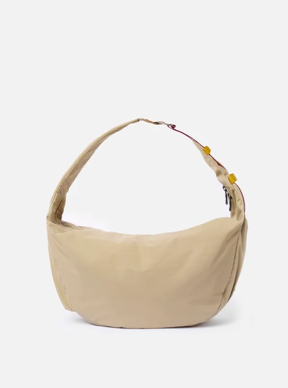 master-piece x Universal Works Beige Medium Canvas Shoulder Bag made by Universal Works