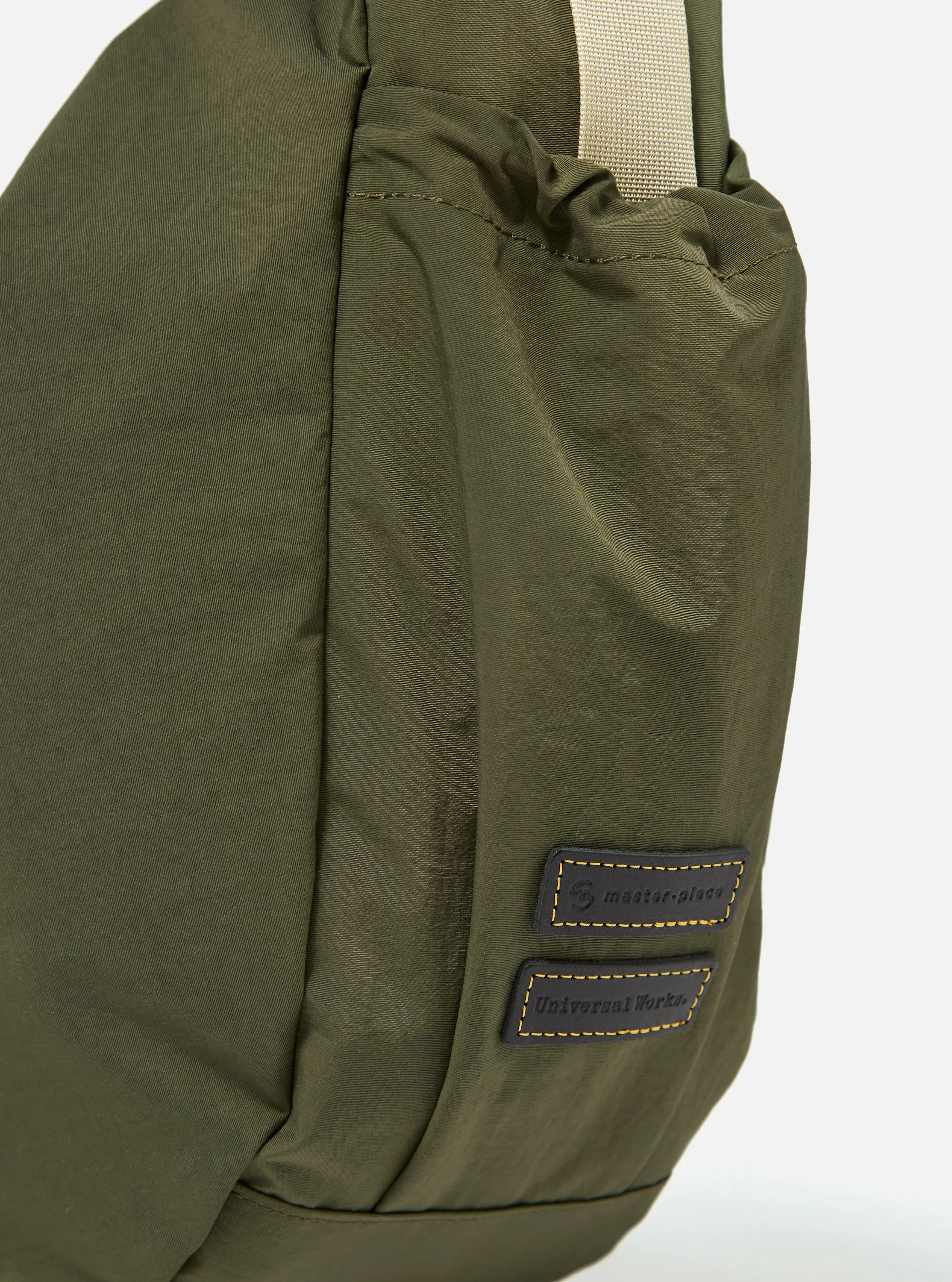 master-piece x Universal Works Olive Large Canvas Shoulder Bag sold by Universal Works product image thumbnail 3