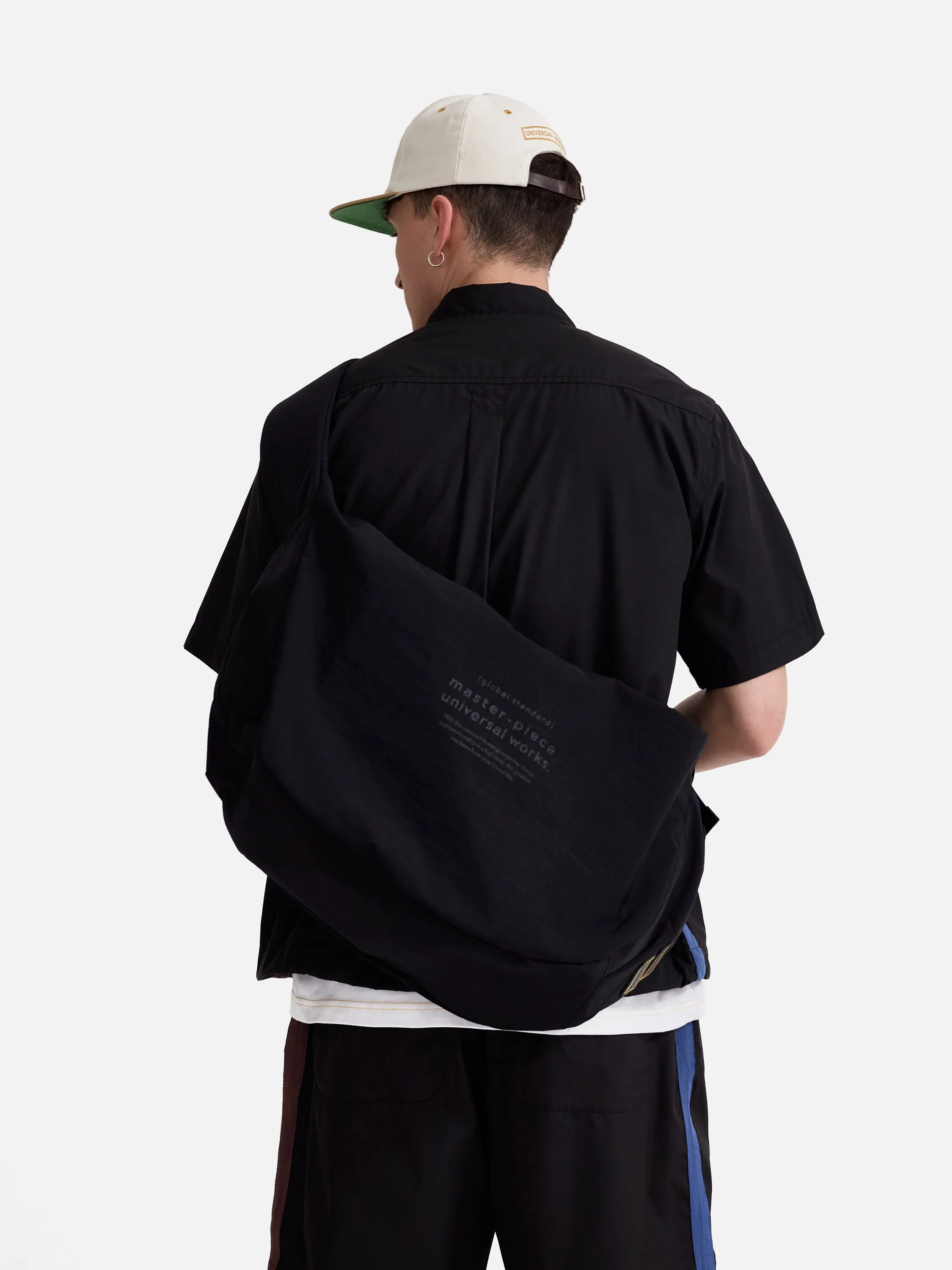 master-piece x Universal Works Black Large Canvas Shoulder Bag sold by Universal Works product image thumbnail 2