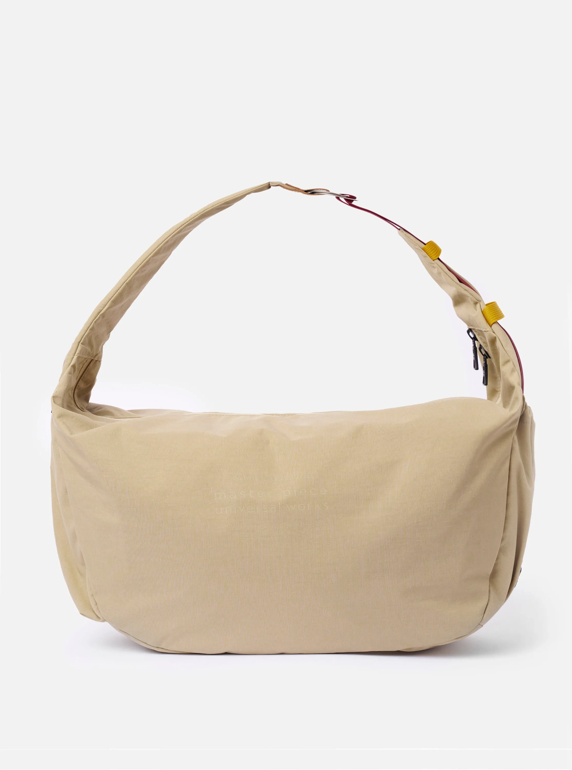master-piece x Universal Works Beige Large Canvas Shoulder Bag sold by Universal Works