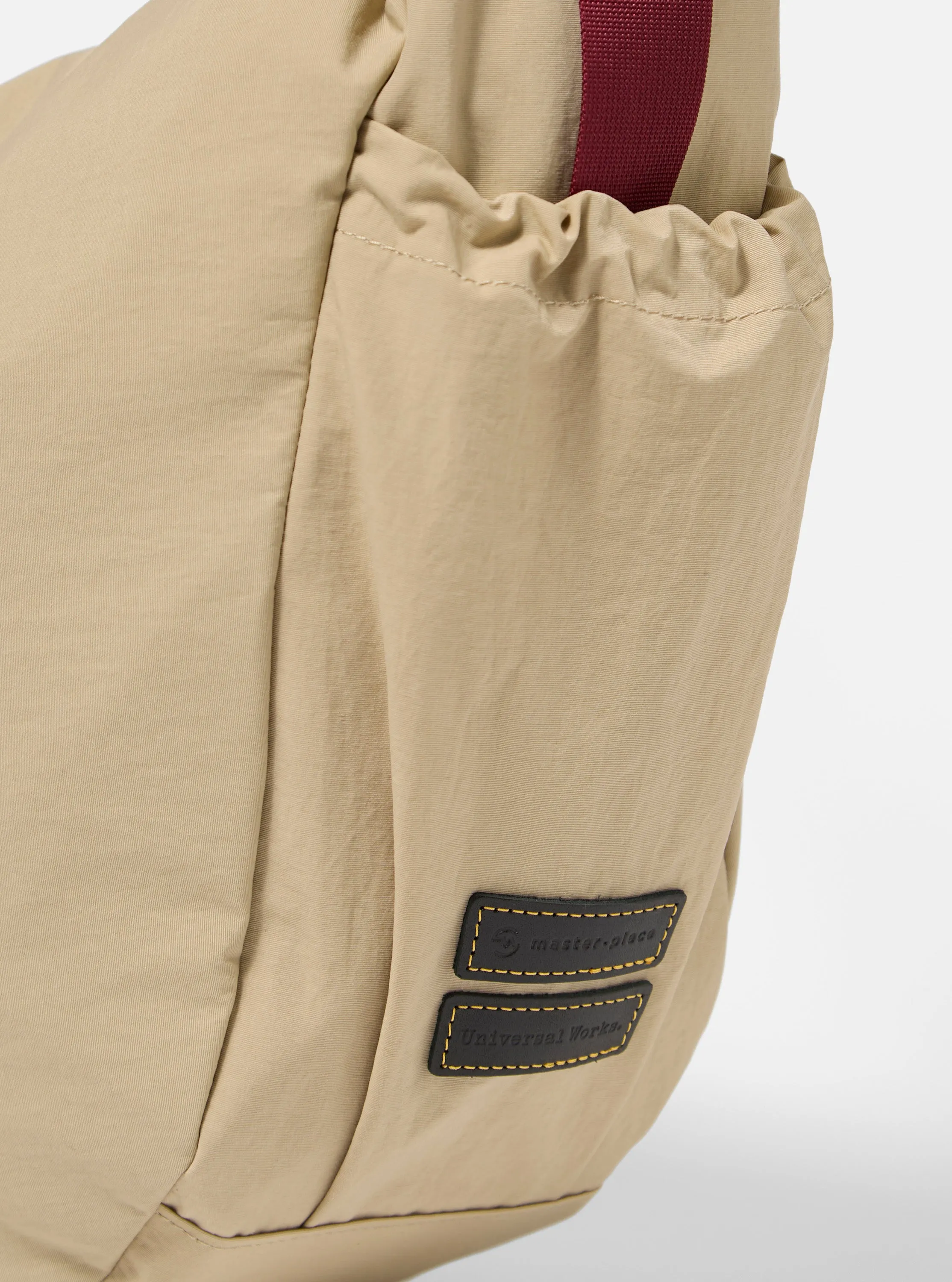master-piece x Universal Works Beige Large Canvas Shoulder Bag sold by Universal Works product image thumbnail 3