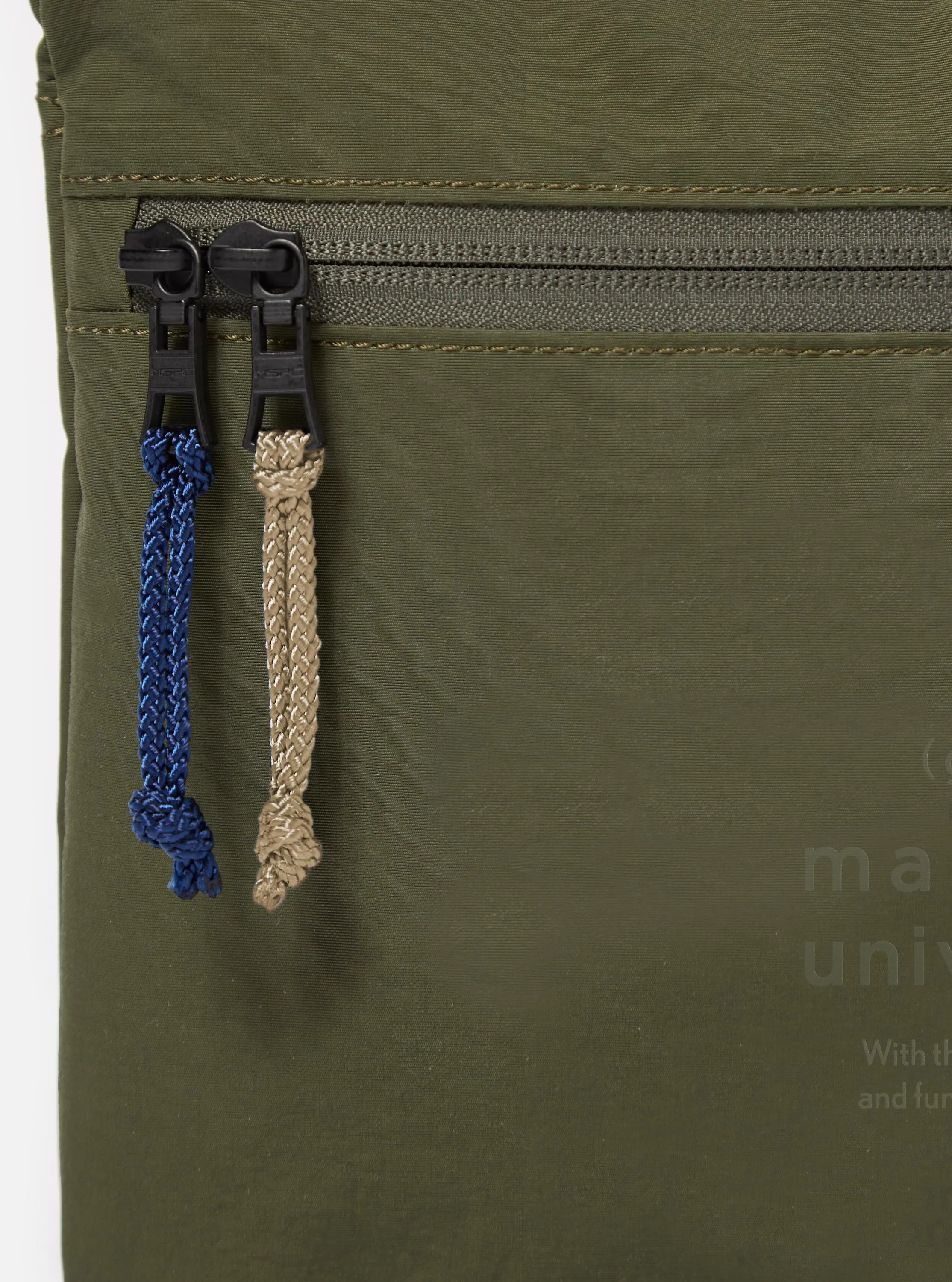 master-piece x Universal Works Olive Canvas Sacoche sold by Universal Works product image thumbnail 5