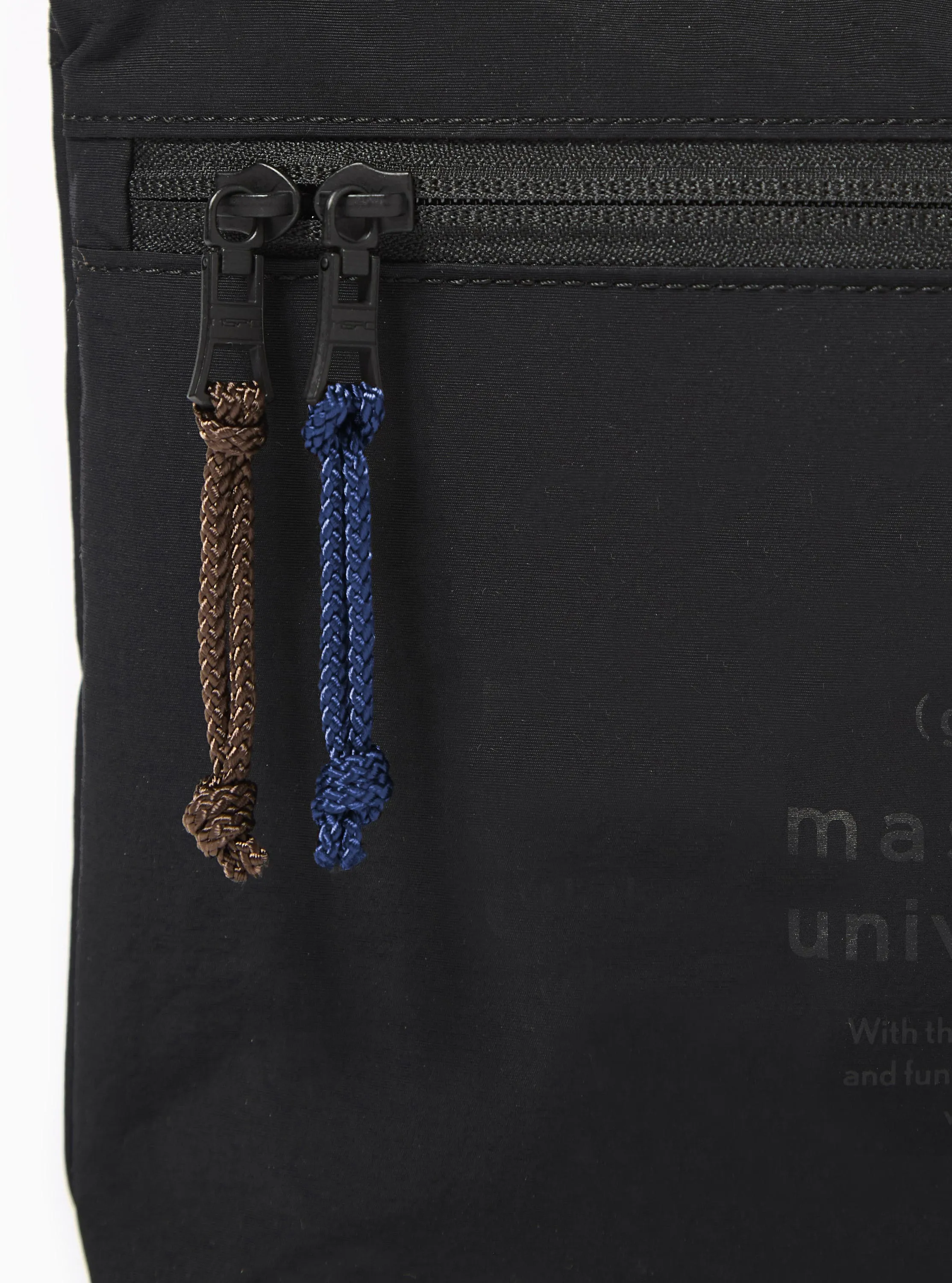 master-piece x Universal Works Black Canvas Sacoche sold by Universal Works product image thumbnail 5