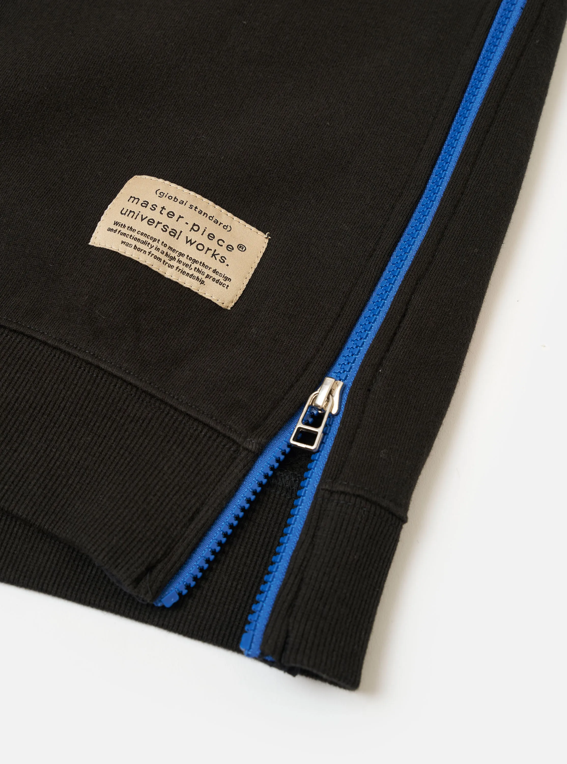 master-piece x Universal Works Black Brush Back Sweat S/S Billy Sweat sold by Universal Works product image thumbnail 4