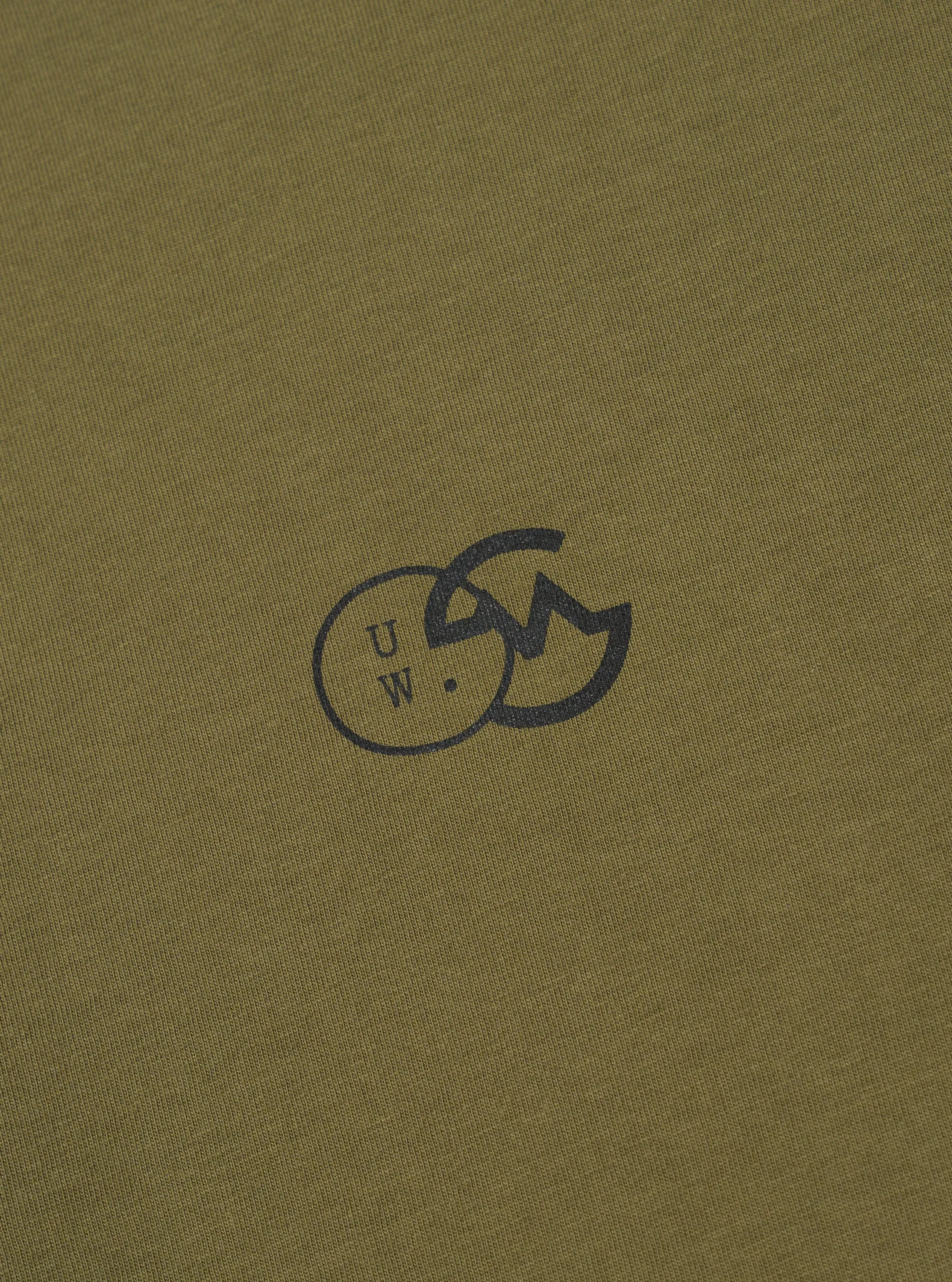 master-piece x Universal Works Olive Single Jersey Print Tee sold by Universal Works product image thumbnail 5