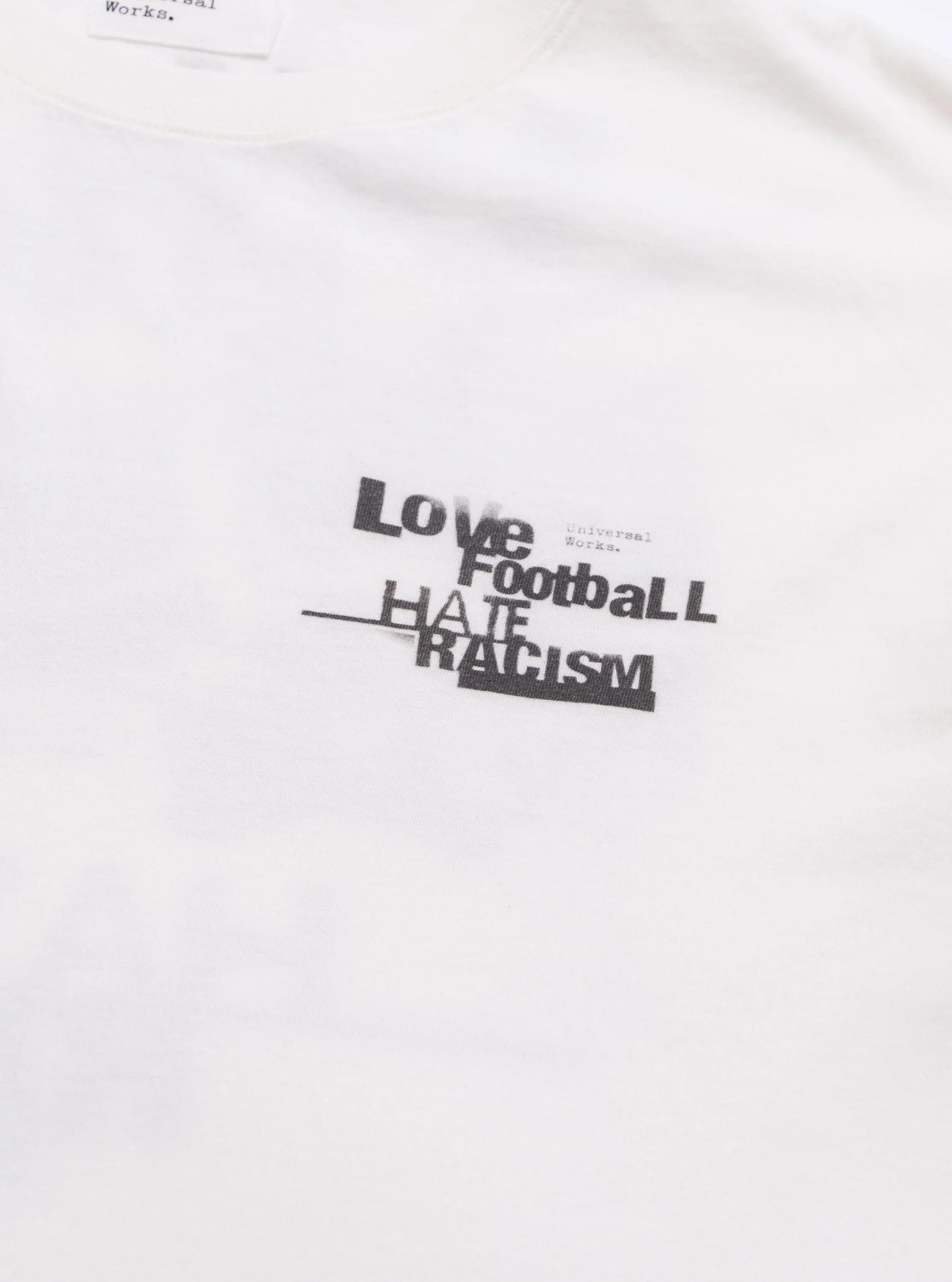 Ecru Love Football Jersey Print Tee sold by Universal Works product image thumbnail 3