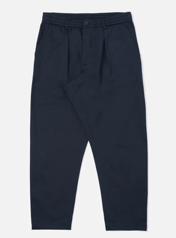 Navy Twill Oxford Pant made by Universal Works